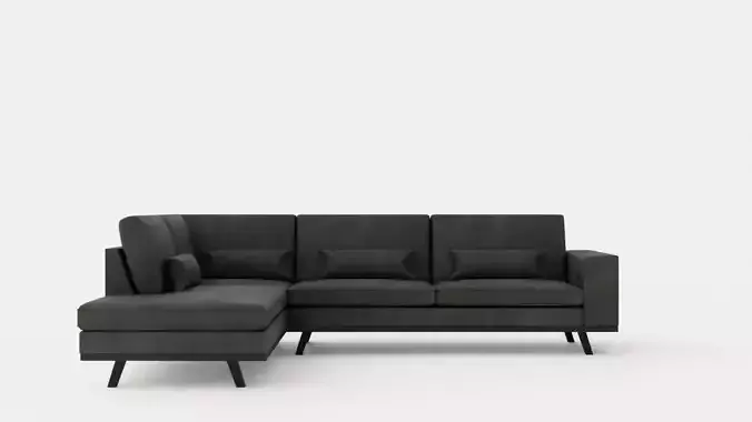 Copenhagen 2 5 Seater L Sofa Left Velvet