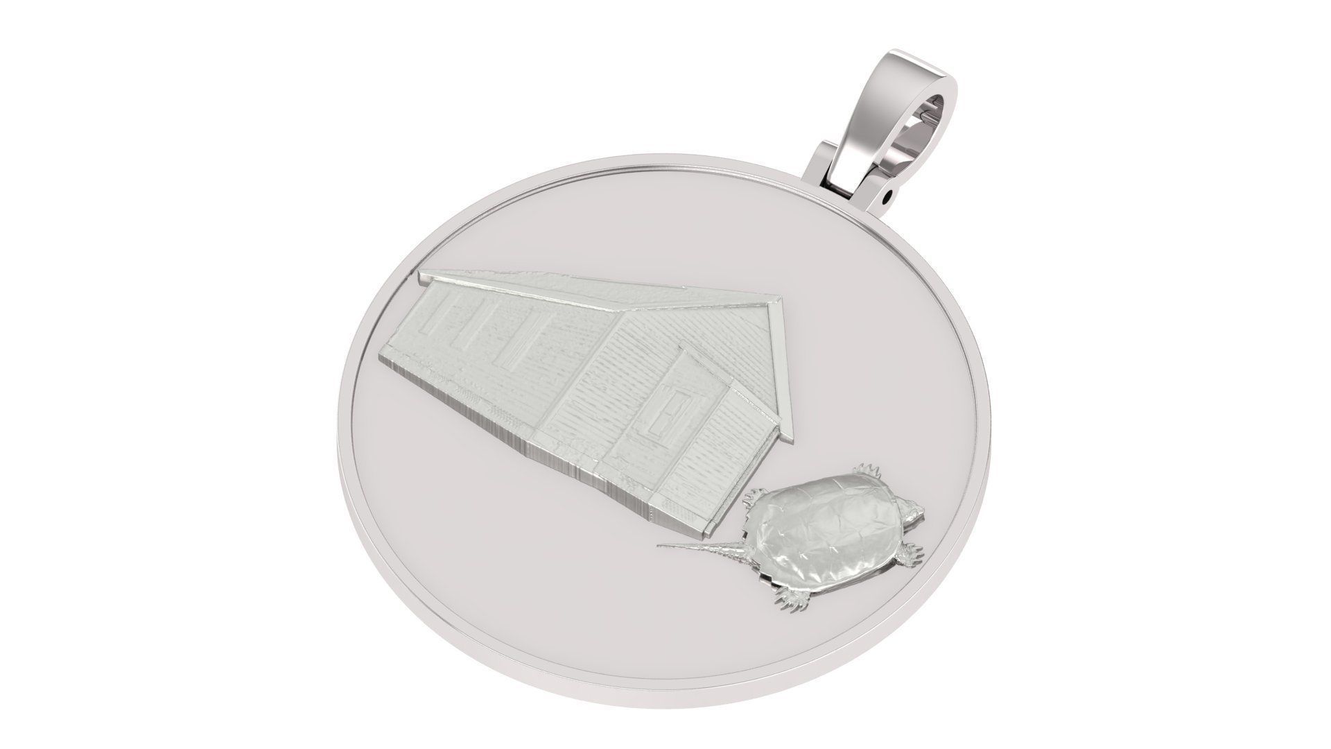 Coin Pendant 3D print model_10