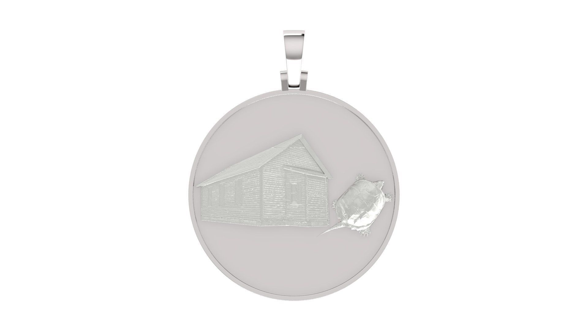 Coin Pendant 3D print model_7