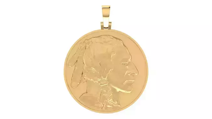 Coin Pendant 3D print model