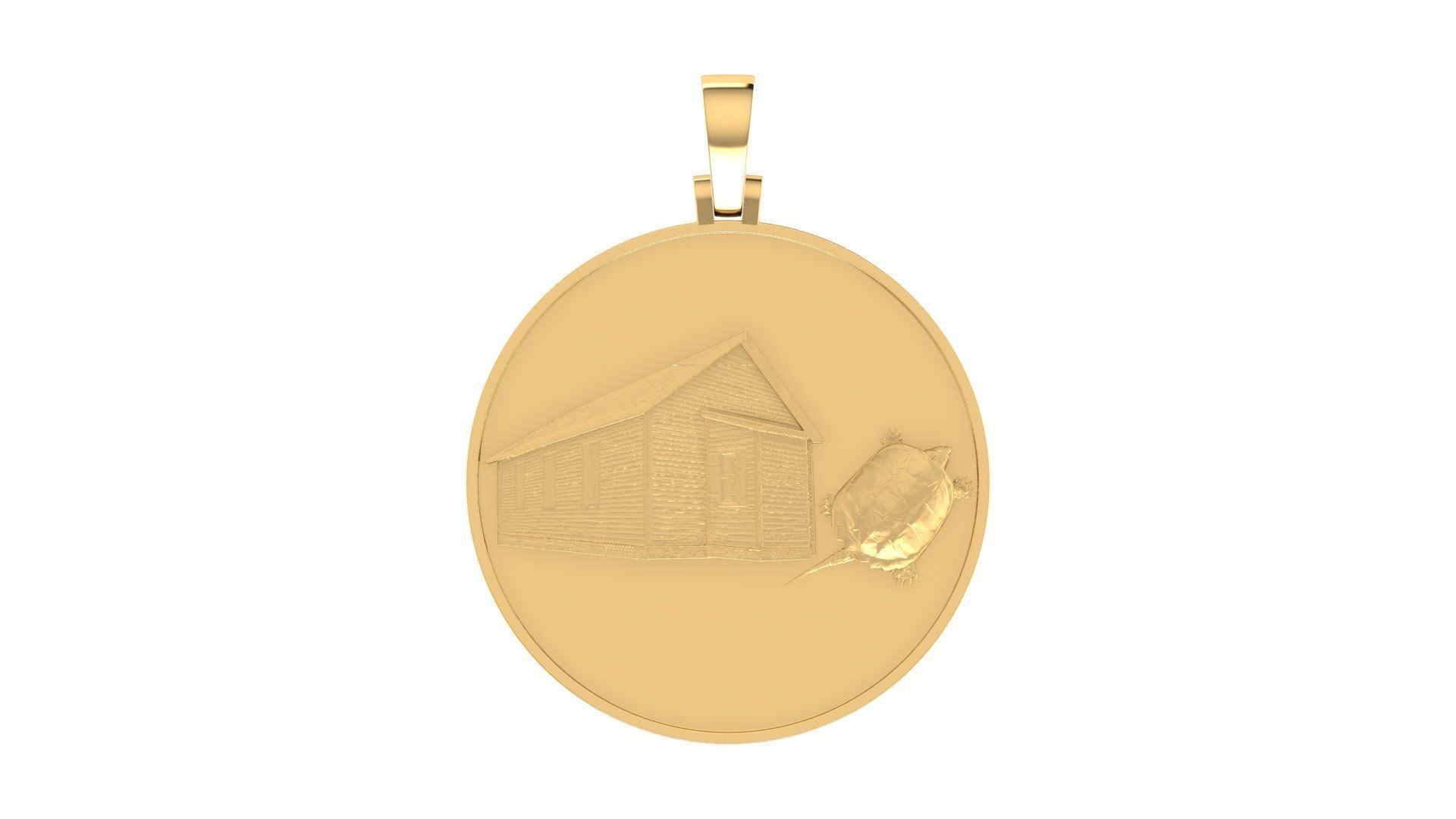 Coin Pendant 3D print model_6