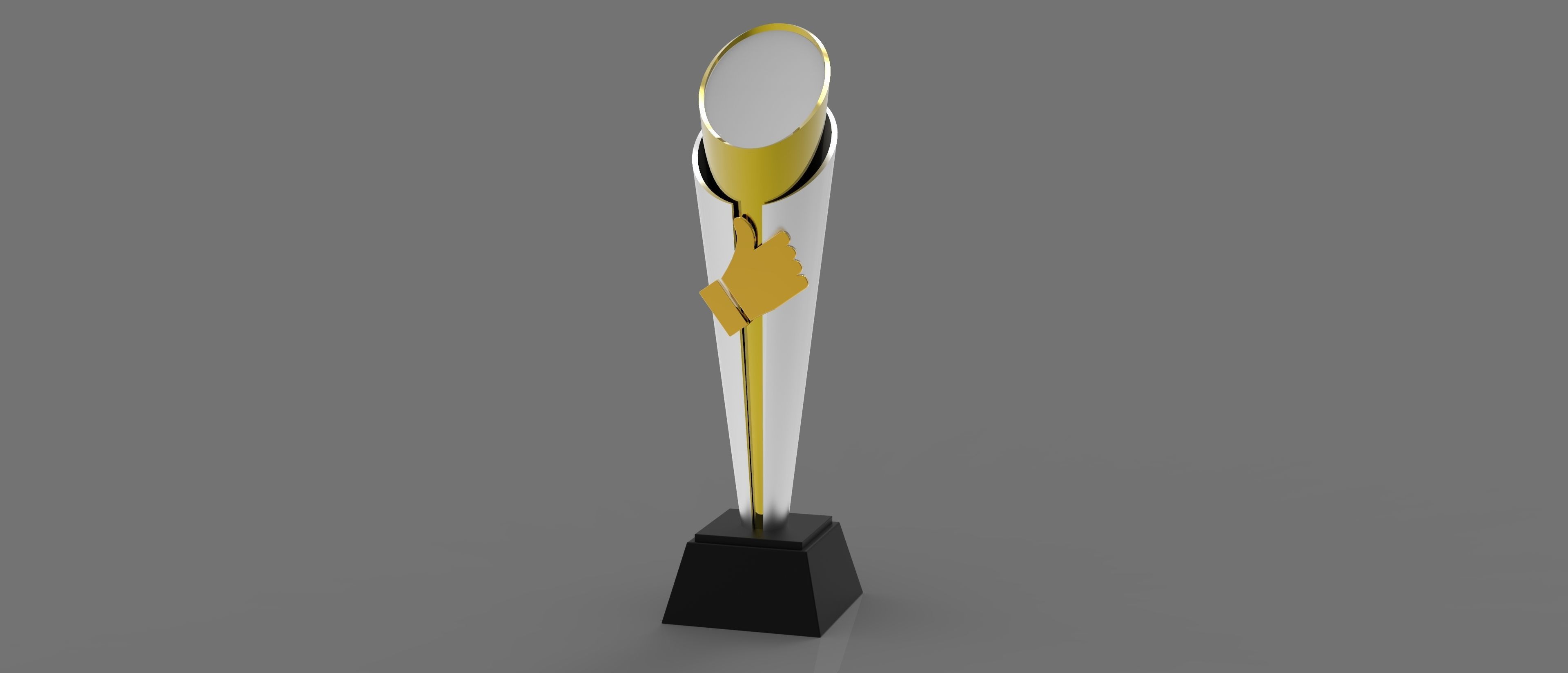 3d trophy award model 3D model_1