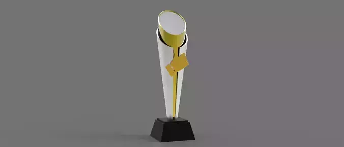 3d trophy award model