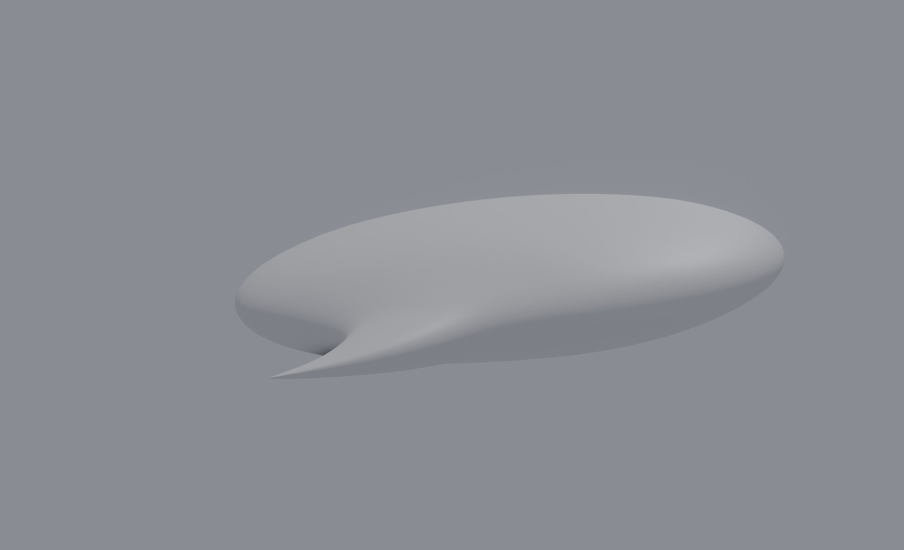 Speech Bubble 3D model_6