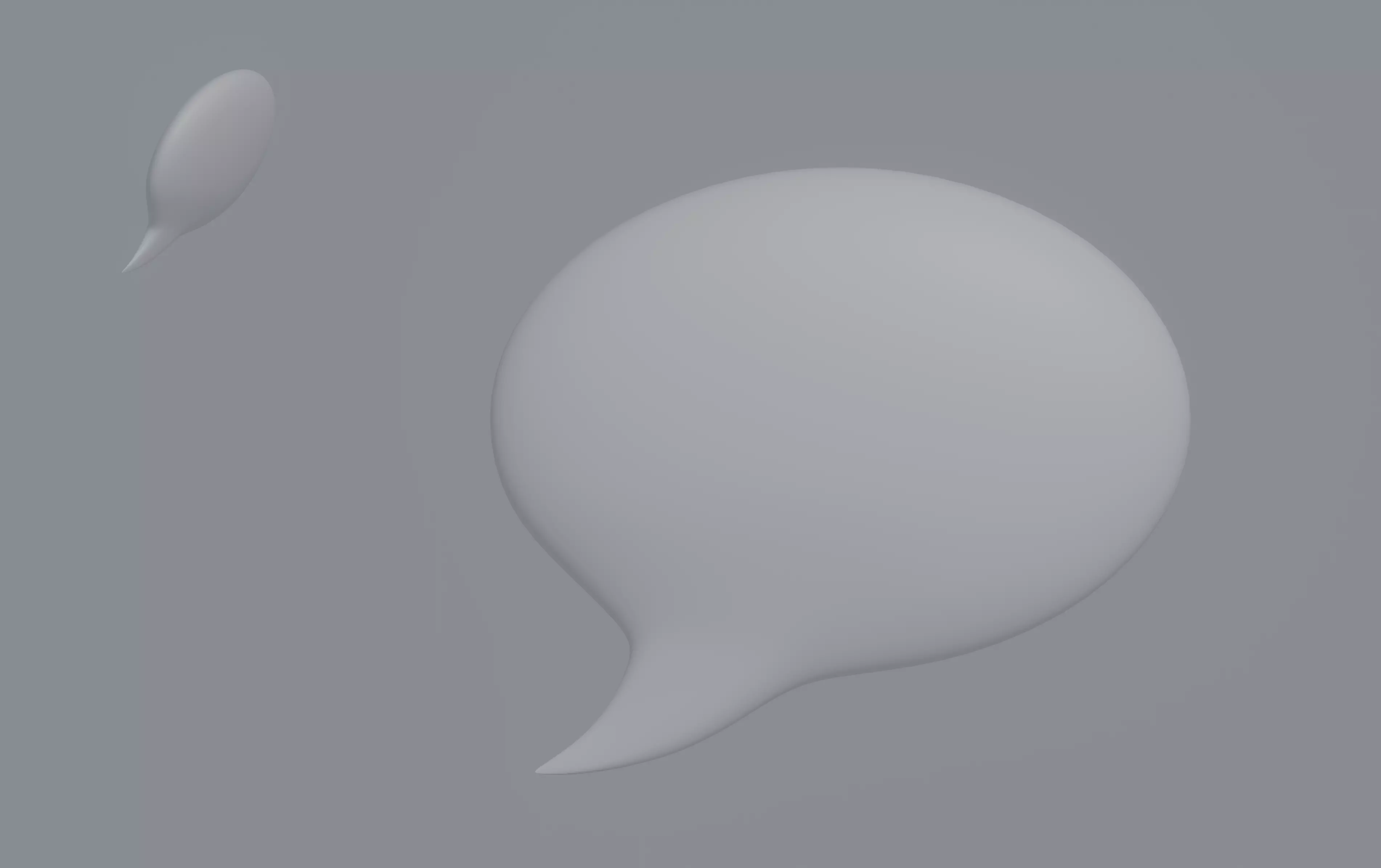 Speech Bubble 3D model_0
