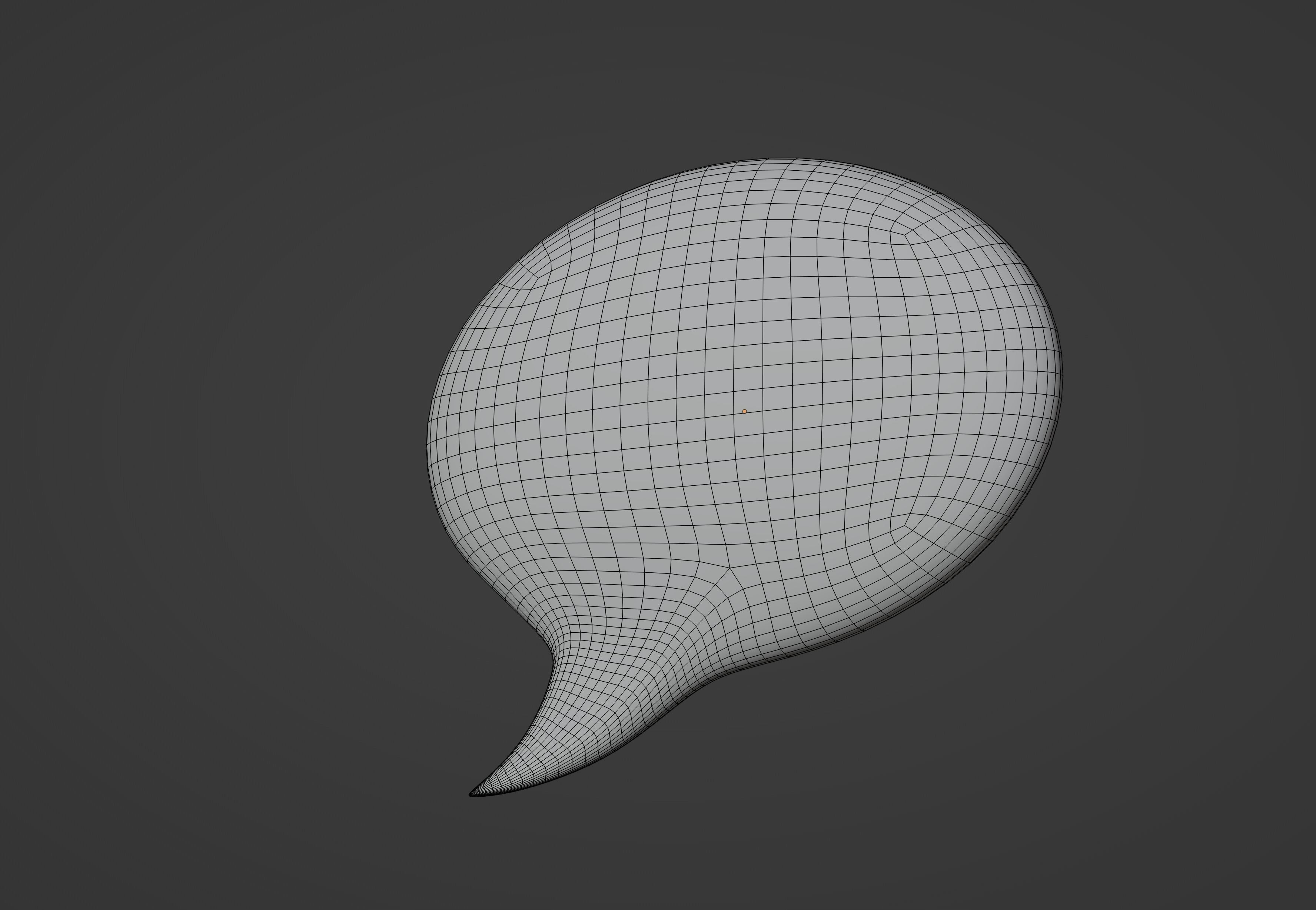 Speech Bubble 3D model_10