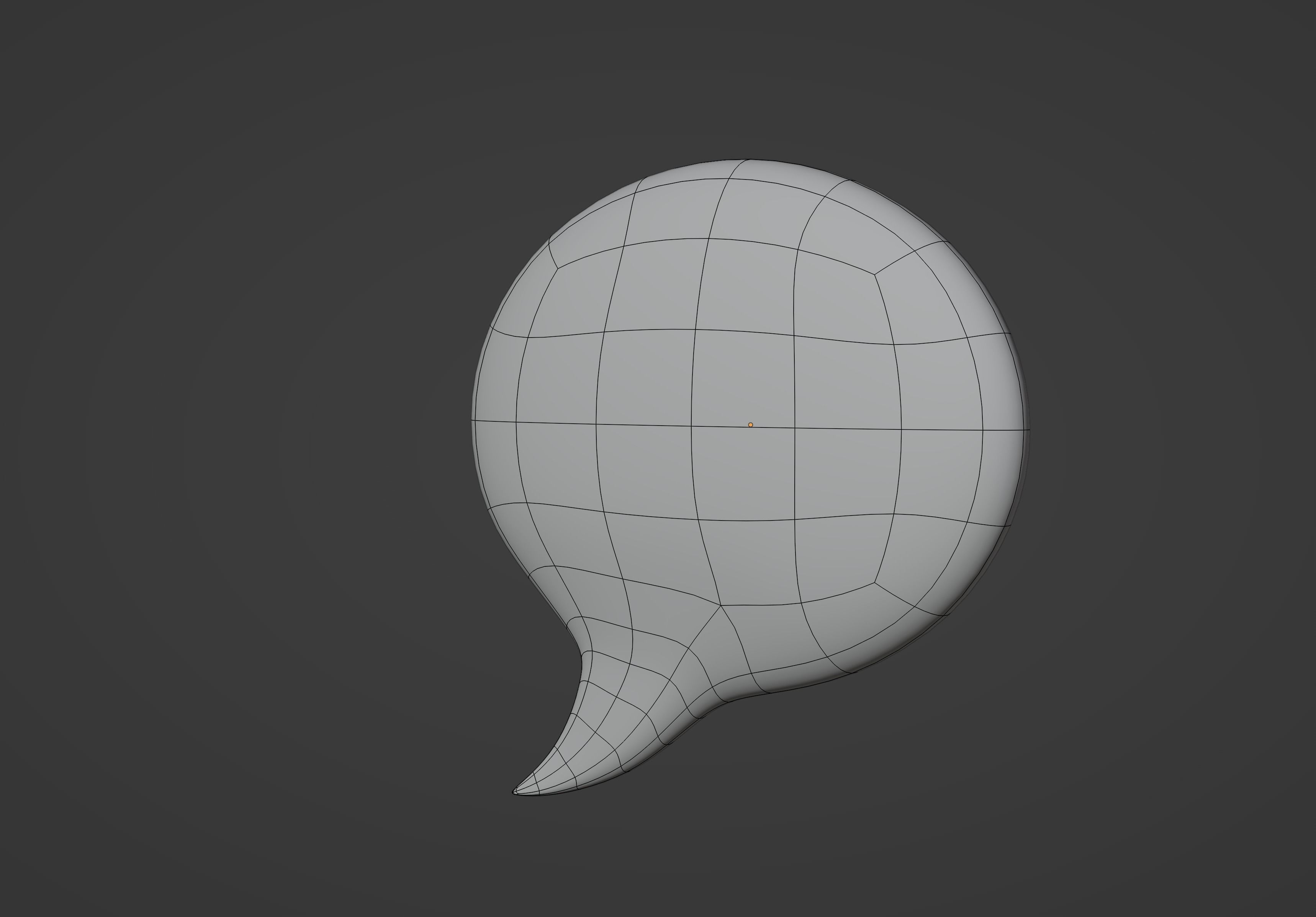 Speech Bubble 3D model_9