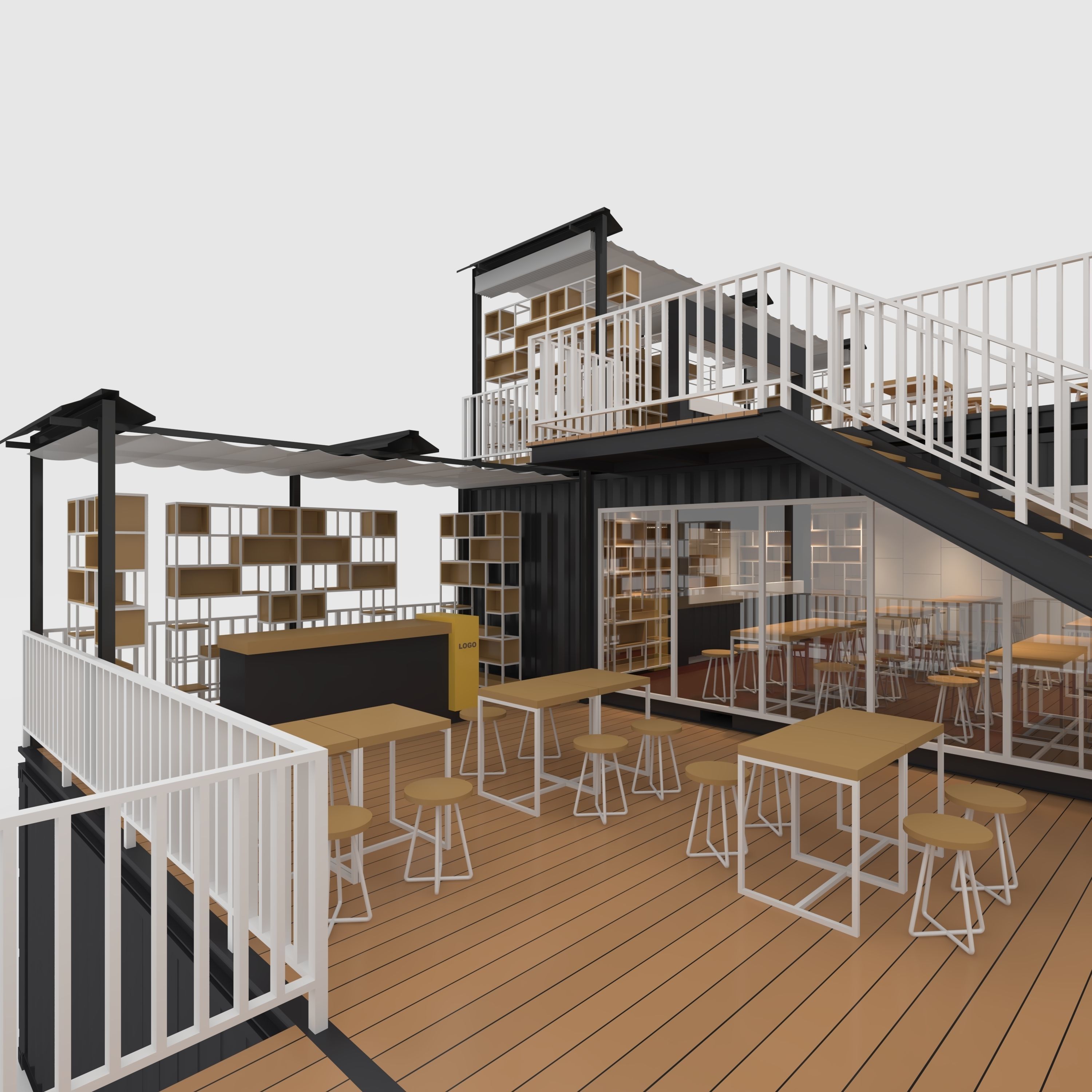 Container Cafe 9 3D model_38