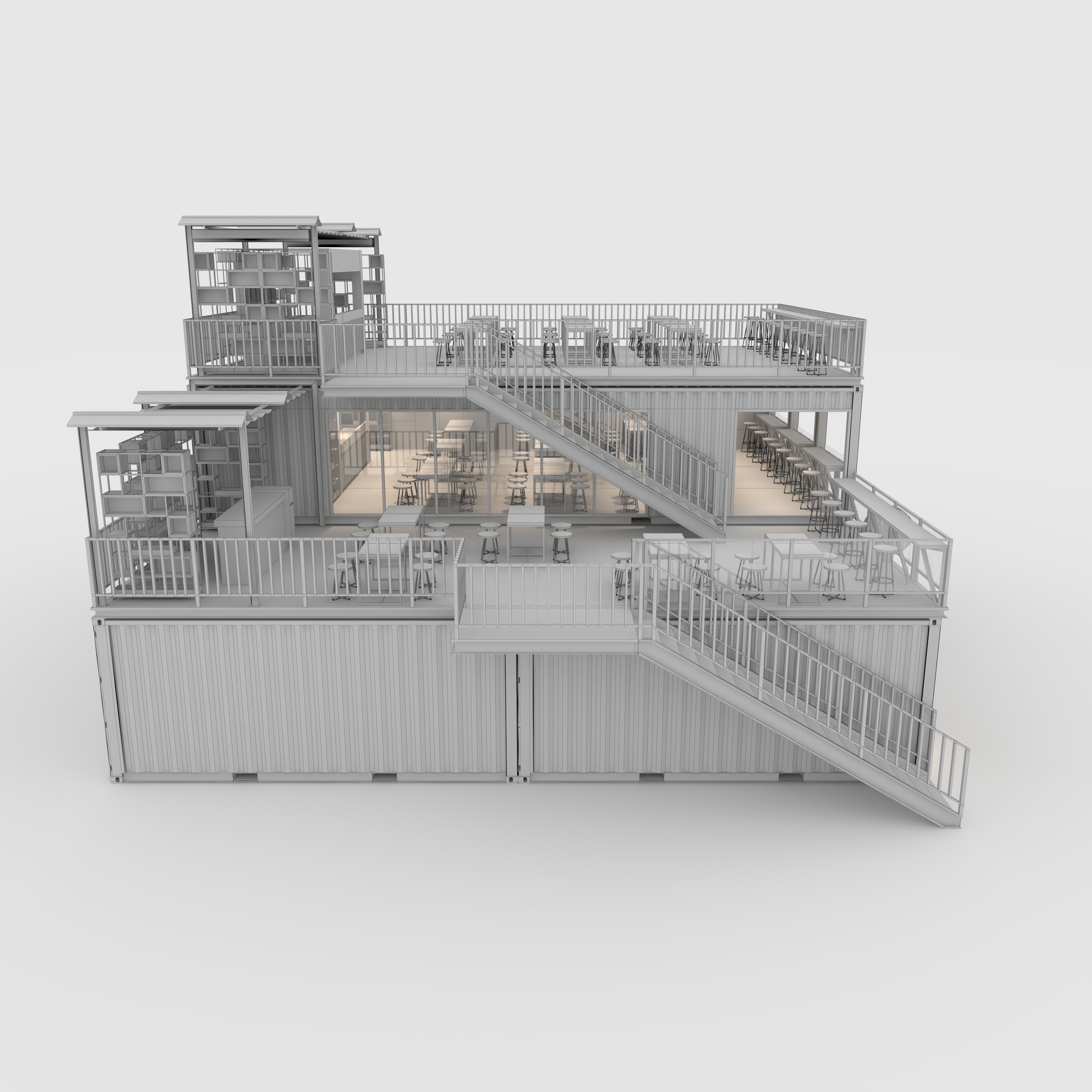 Container Cafe 9 3D model_21