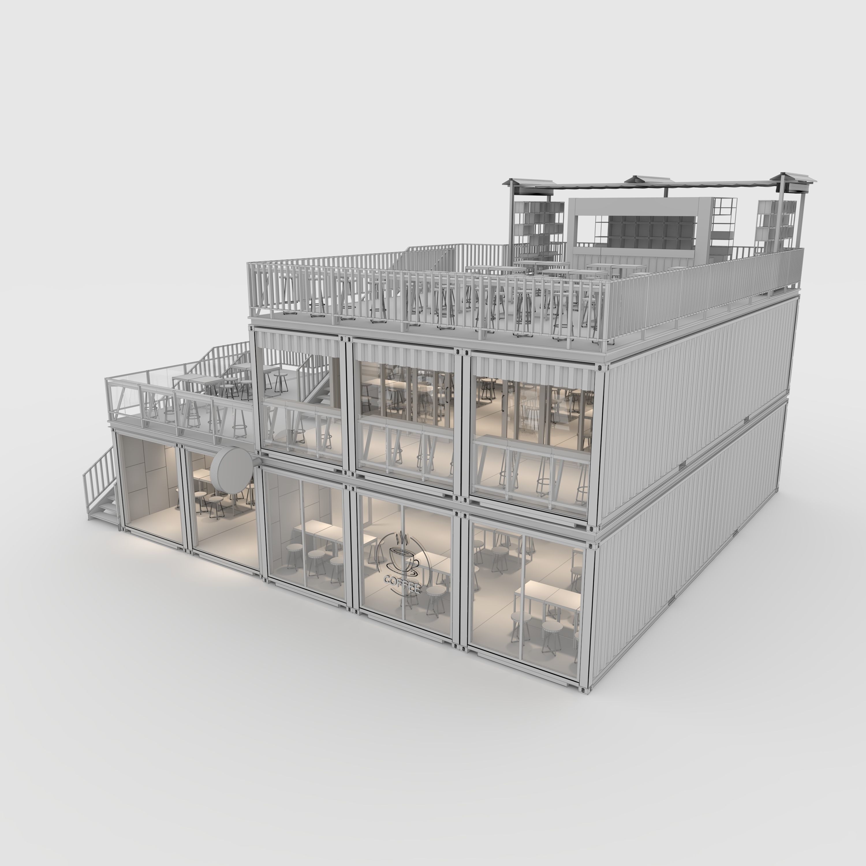 Container Cafe 9 3D model_17