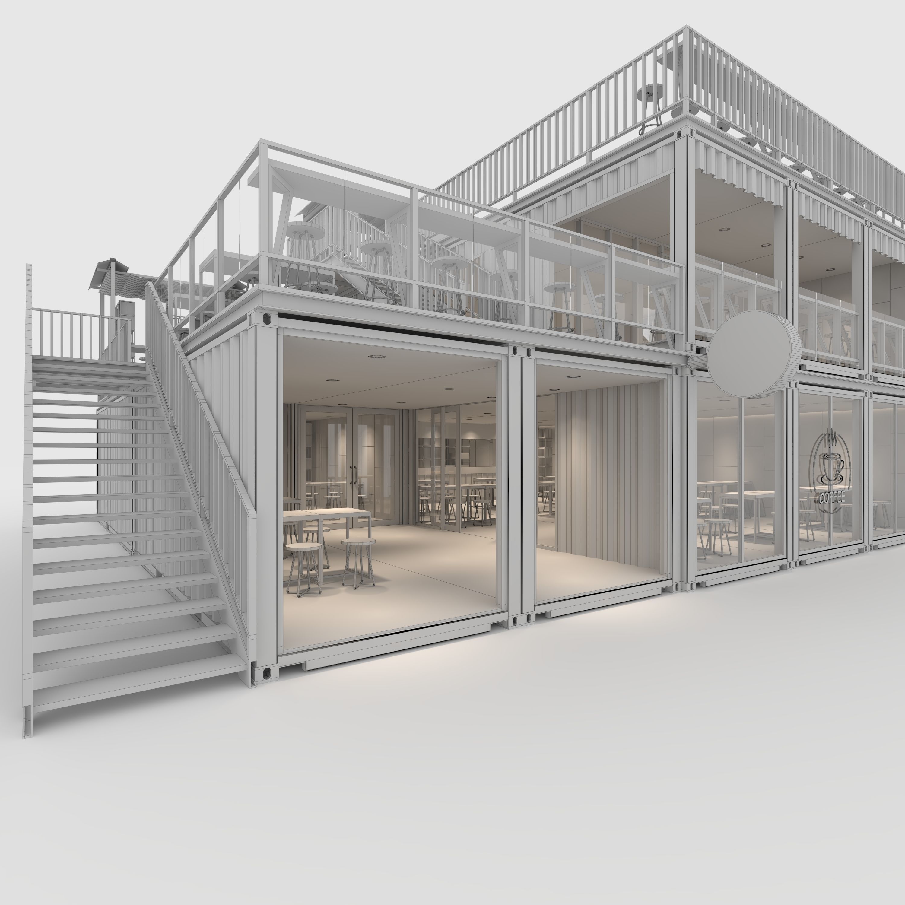 Container Cafe 9 3D model_23