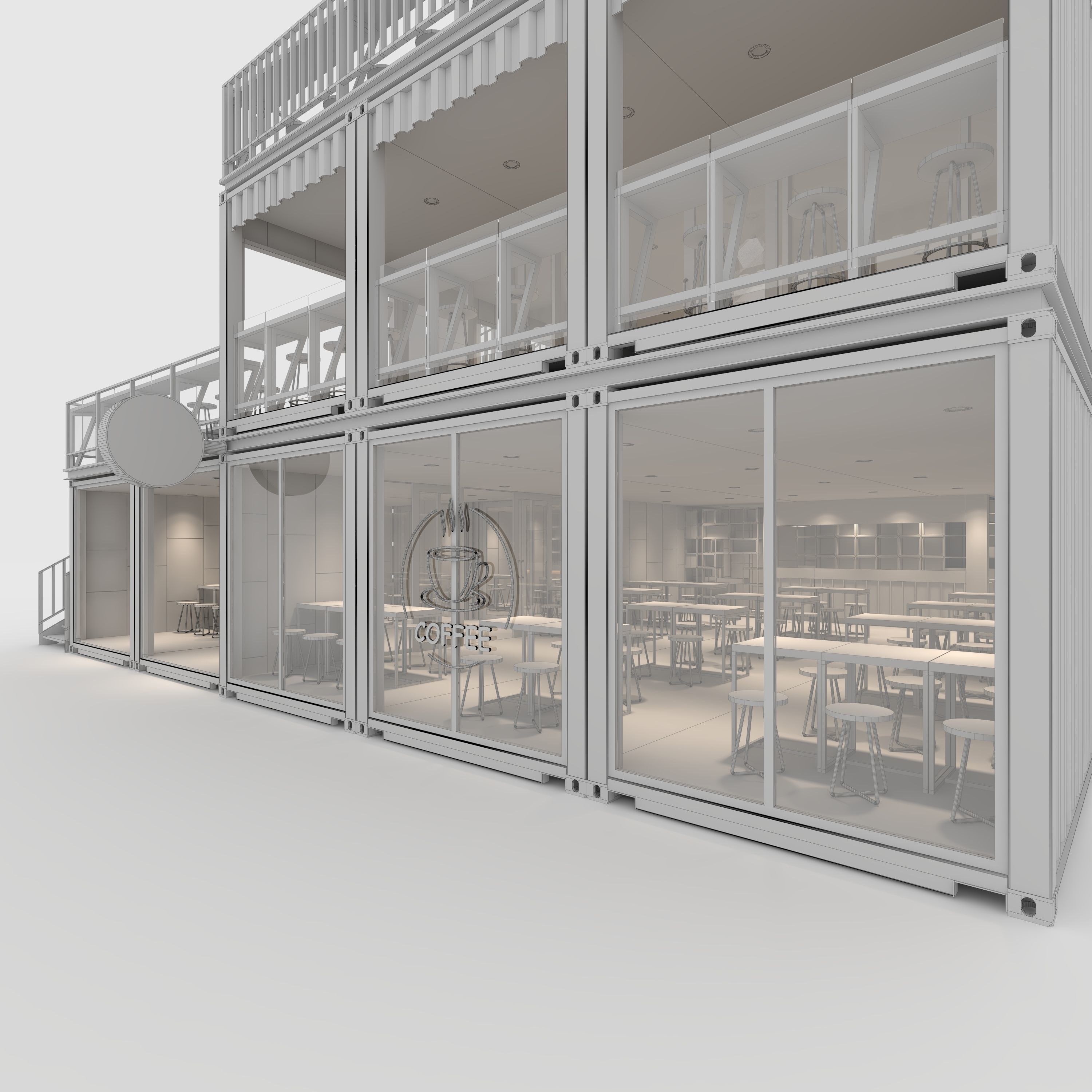 Container Cafe 9 3D model_25