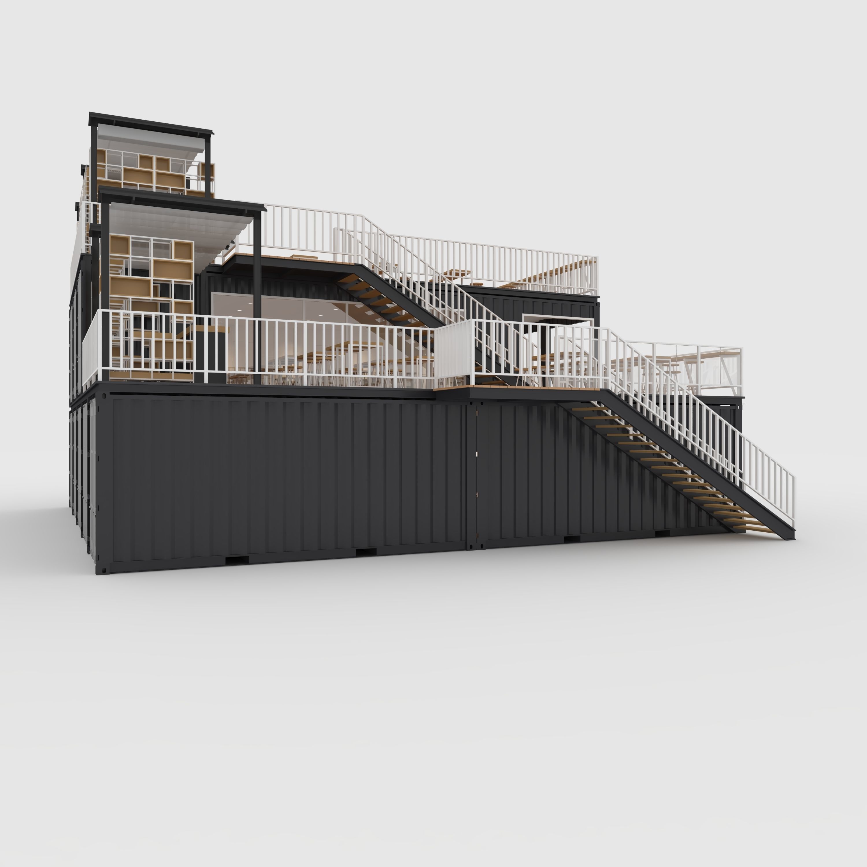 Container Cafe 9 3D model_8