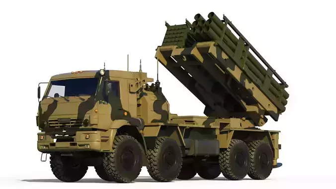 MLRS bicaliber complex Vozrozhdenie