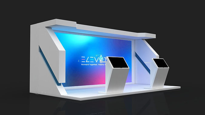 Event Stall Booth 3D model
