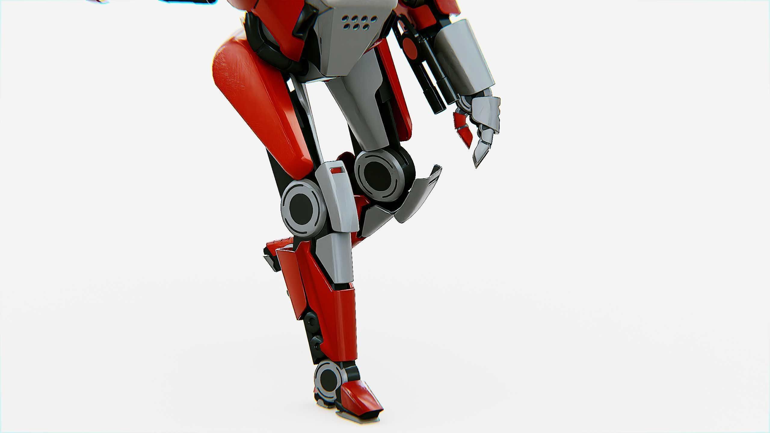 COMBAT DROID IONOS Rigged for Unreal Engine - Unity - MIXAMO 3D model_22