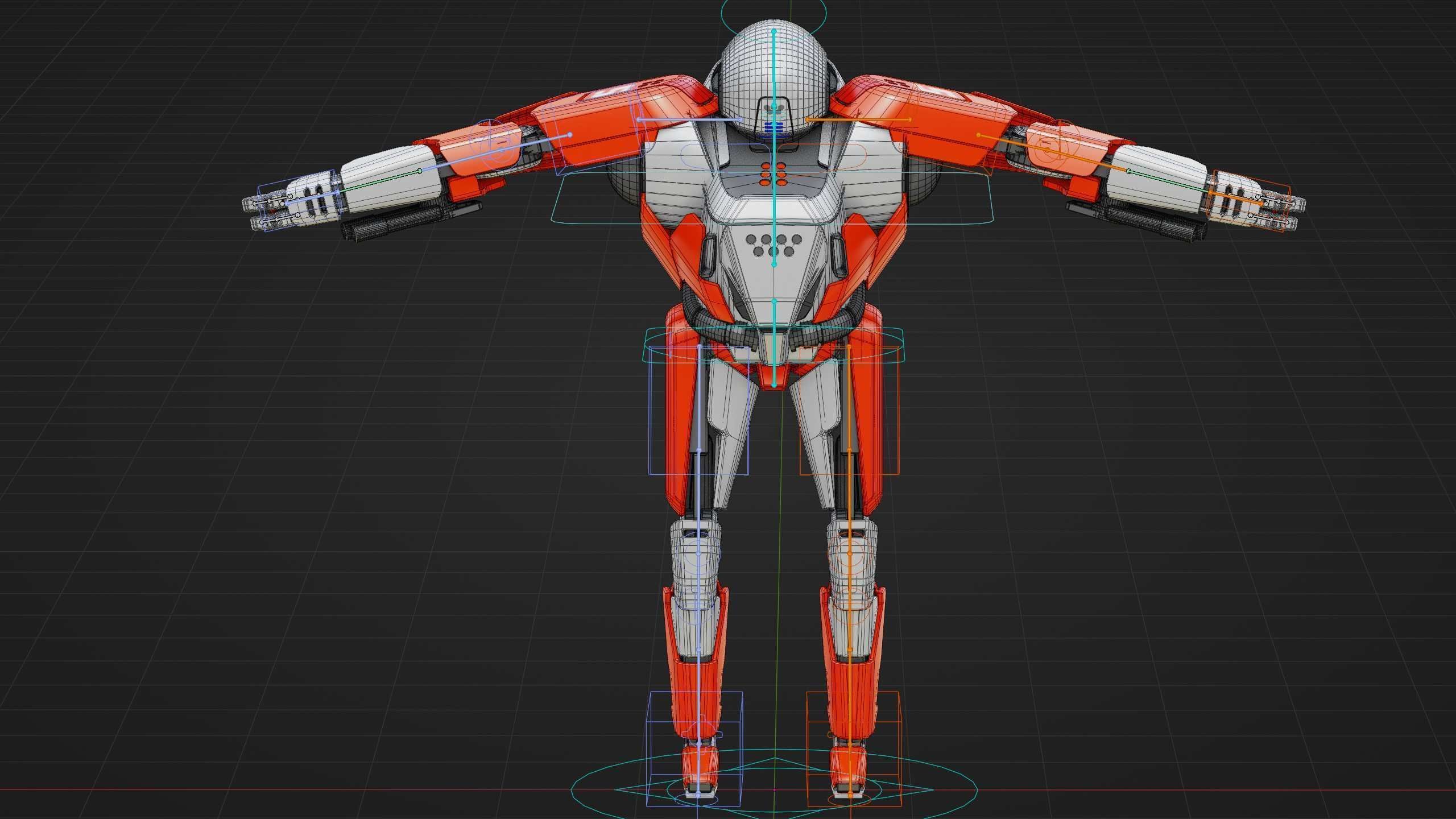 COMBAT DROID IONOS Rigged for Unreal Engine - Unity - MIXAMO 3D model_39