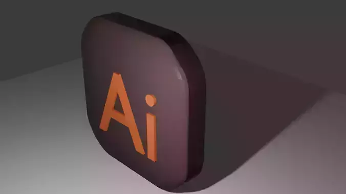 Illustrator 3d logo