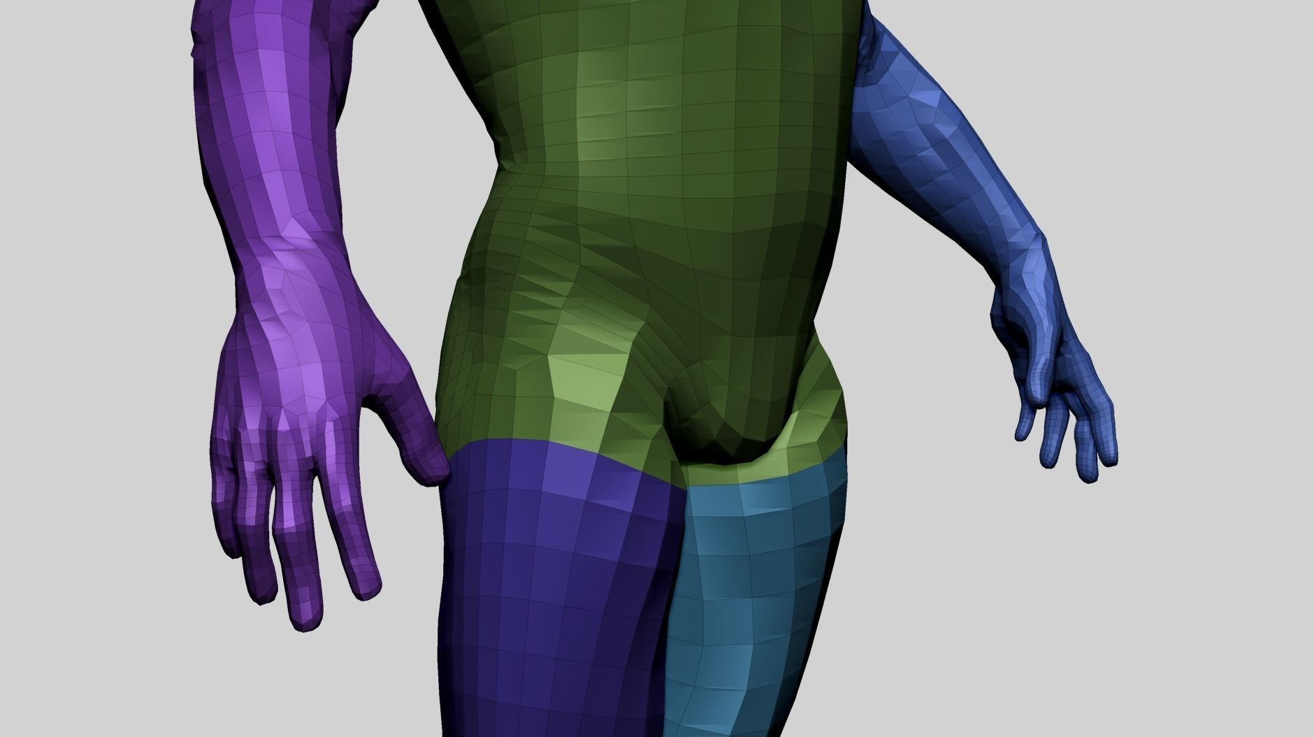 Male Basemesh A 3D model_15