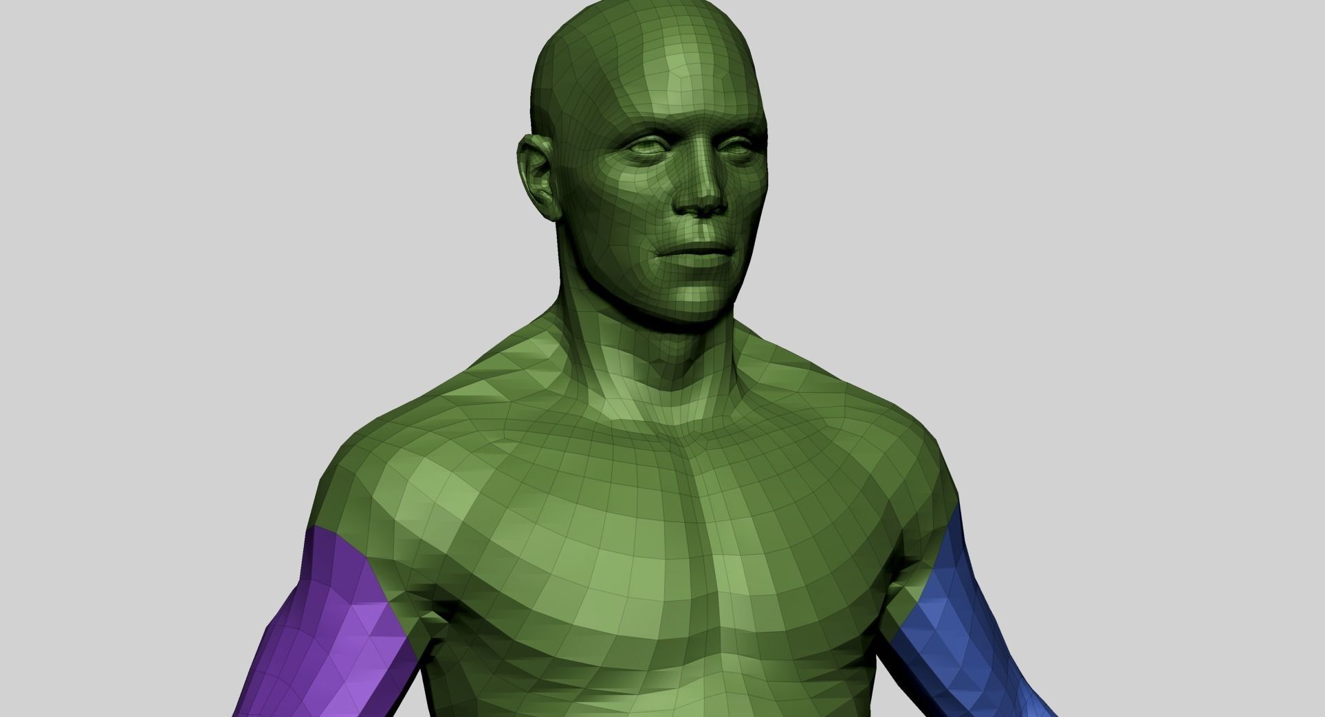 Male Basemesh A 3D model_12