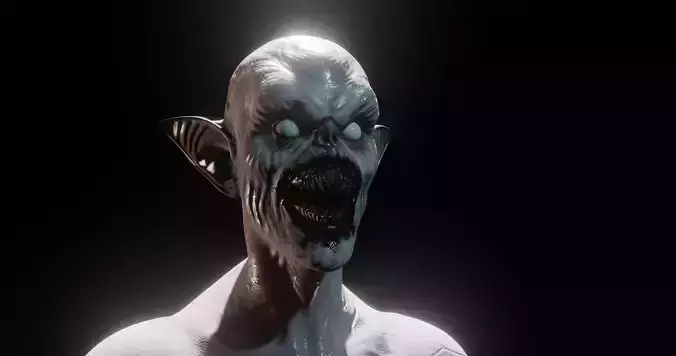 DEMON STALKER Low-poly 3D model