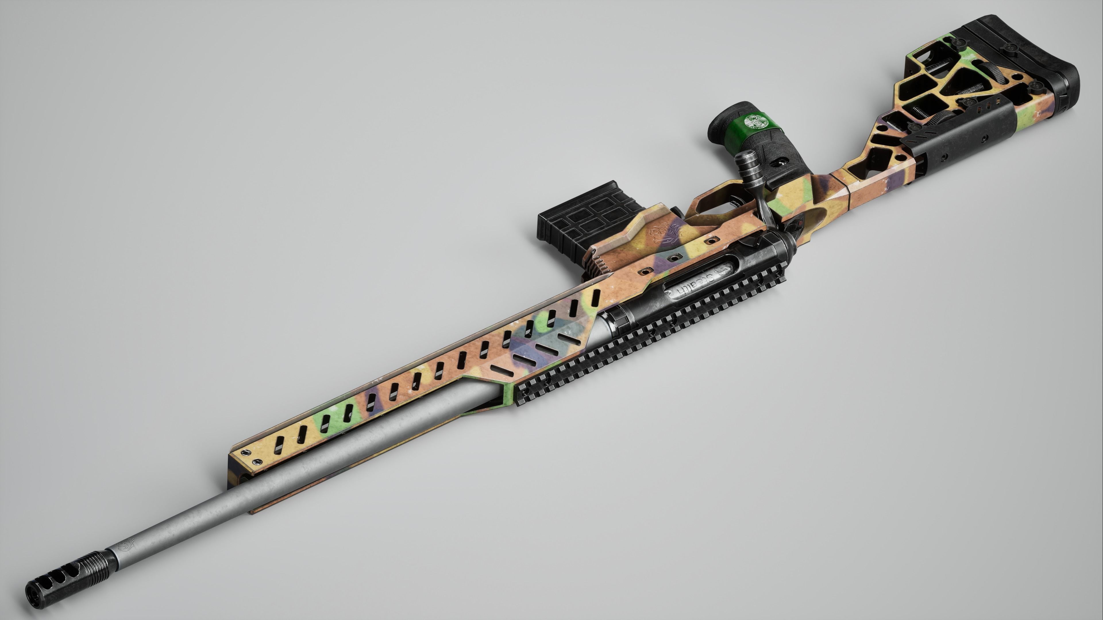 Stealth Hawk Used Low-poly 3D model_3