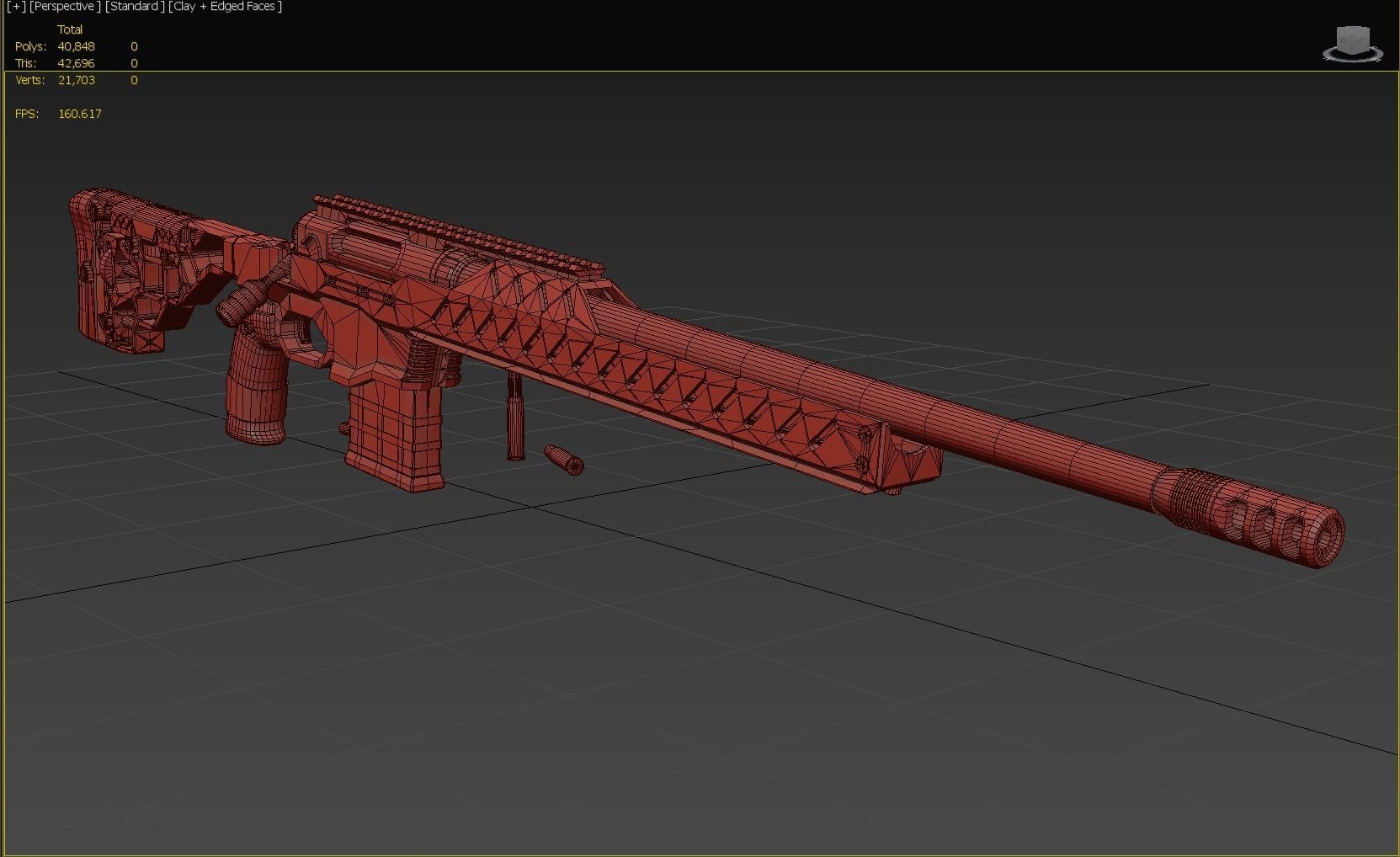 Stealth Hawk Used Low-poly 3D model_12