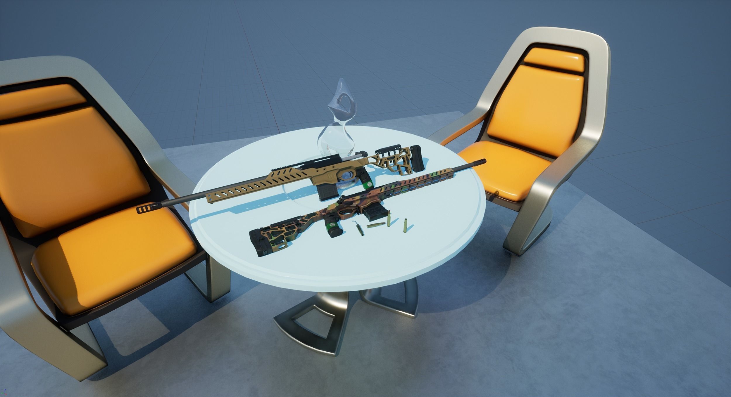 Stealth Hawk Used Low-poly 3D model_6