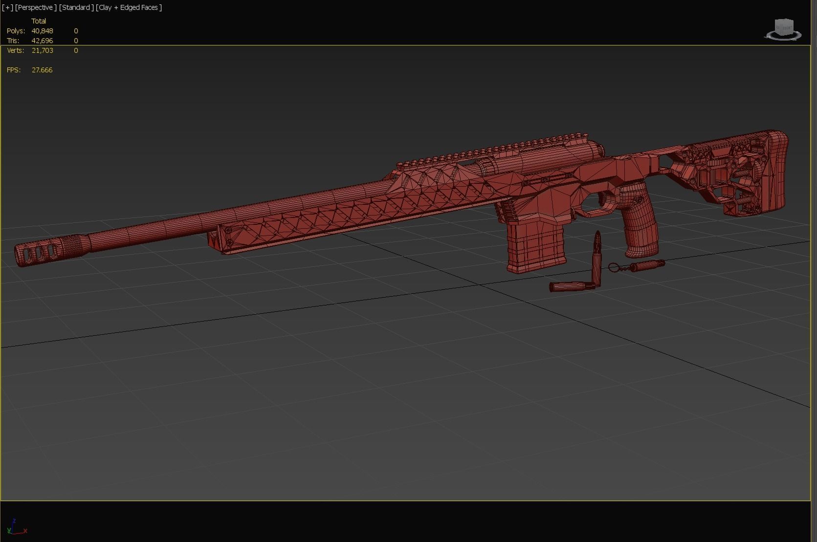 Stealth Hawk Used Low-poly 3D model_9