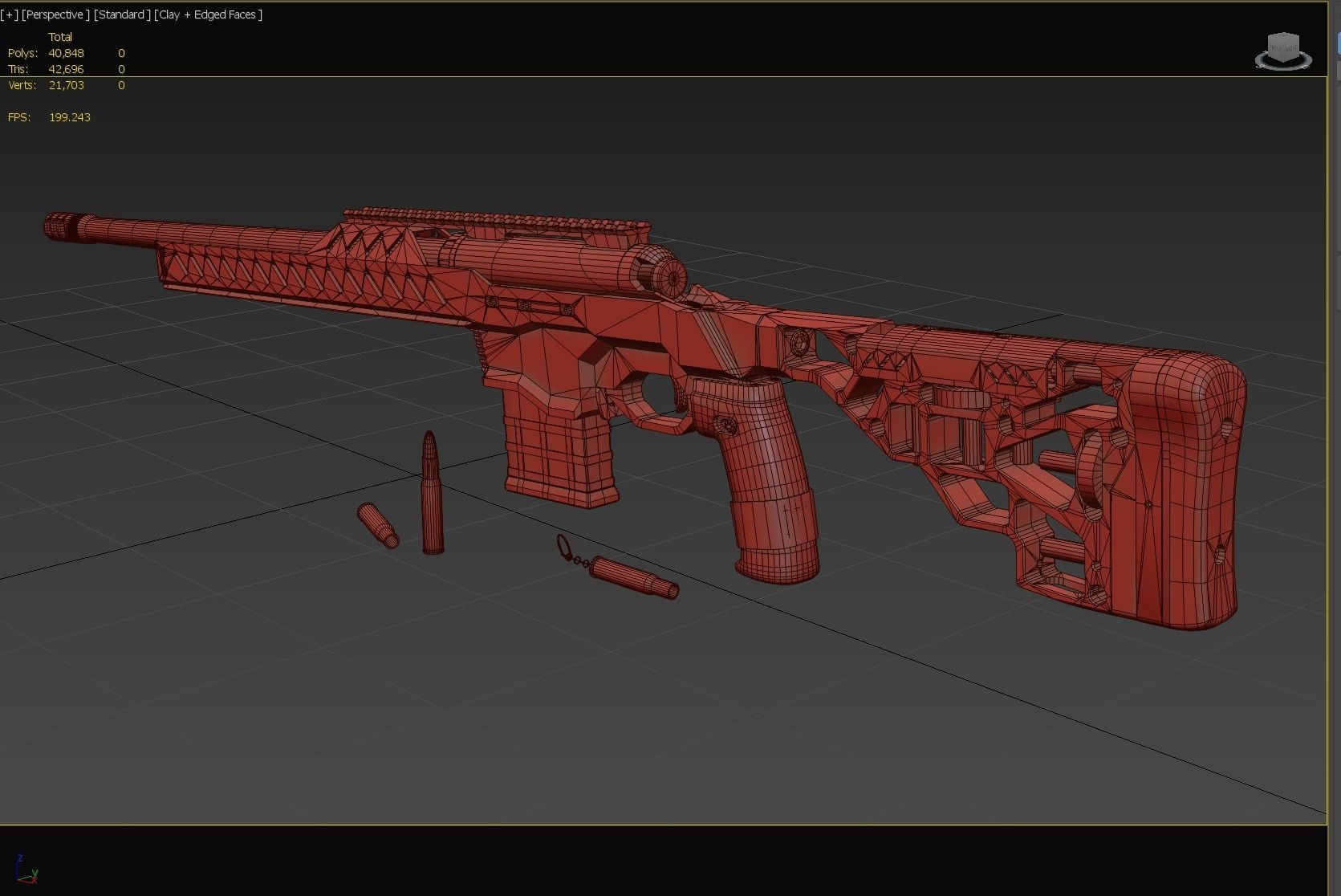 Stealth Hawk Used Low-poly 3D model_10