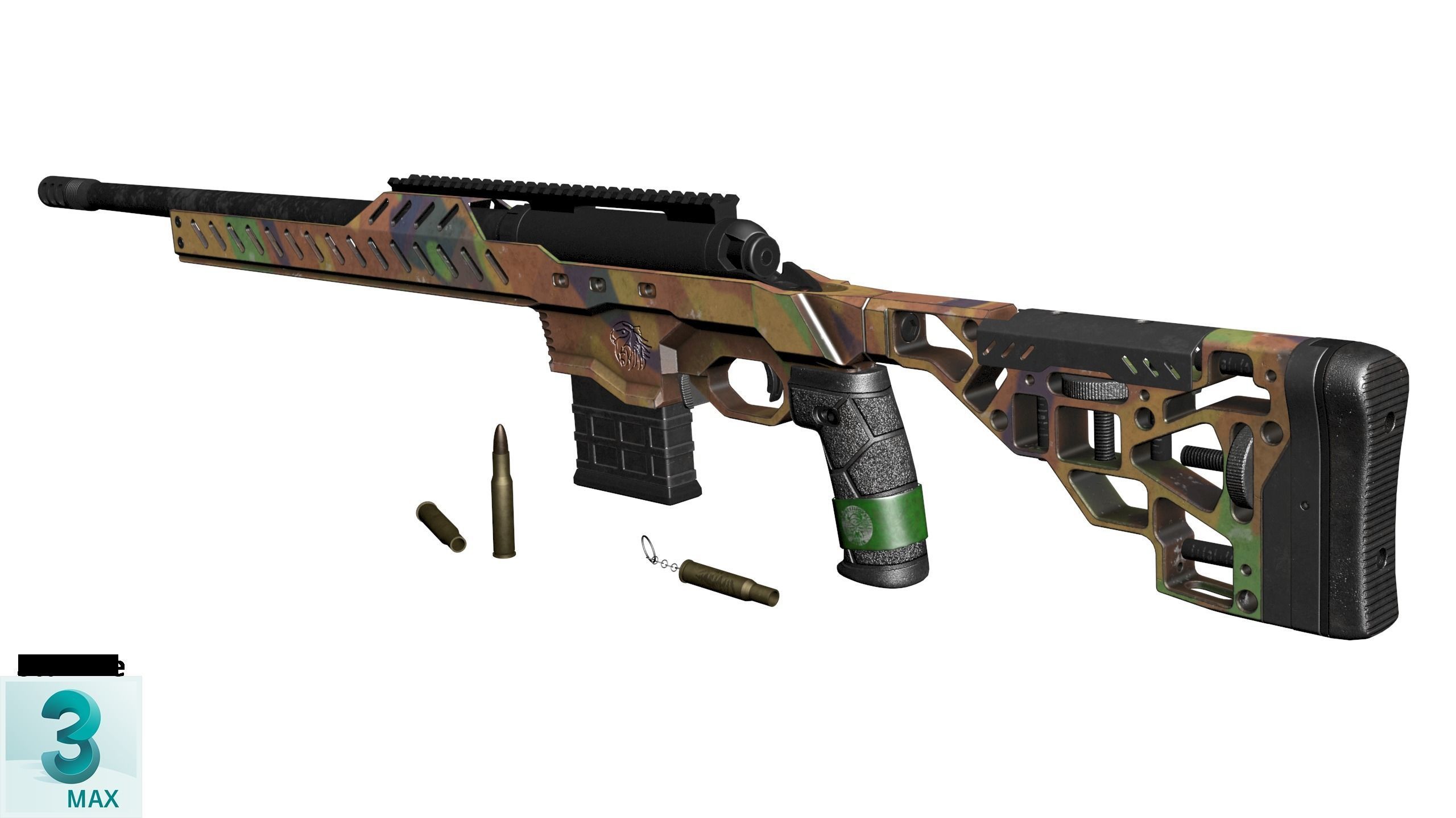 Stealth Hawk Used Low-poly 3D model_14