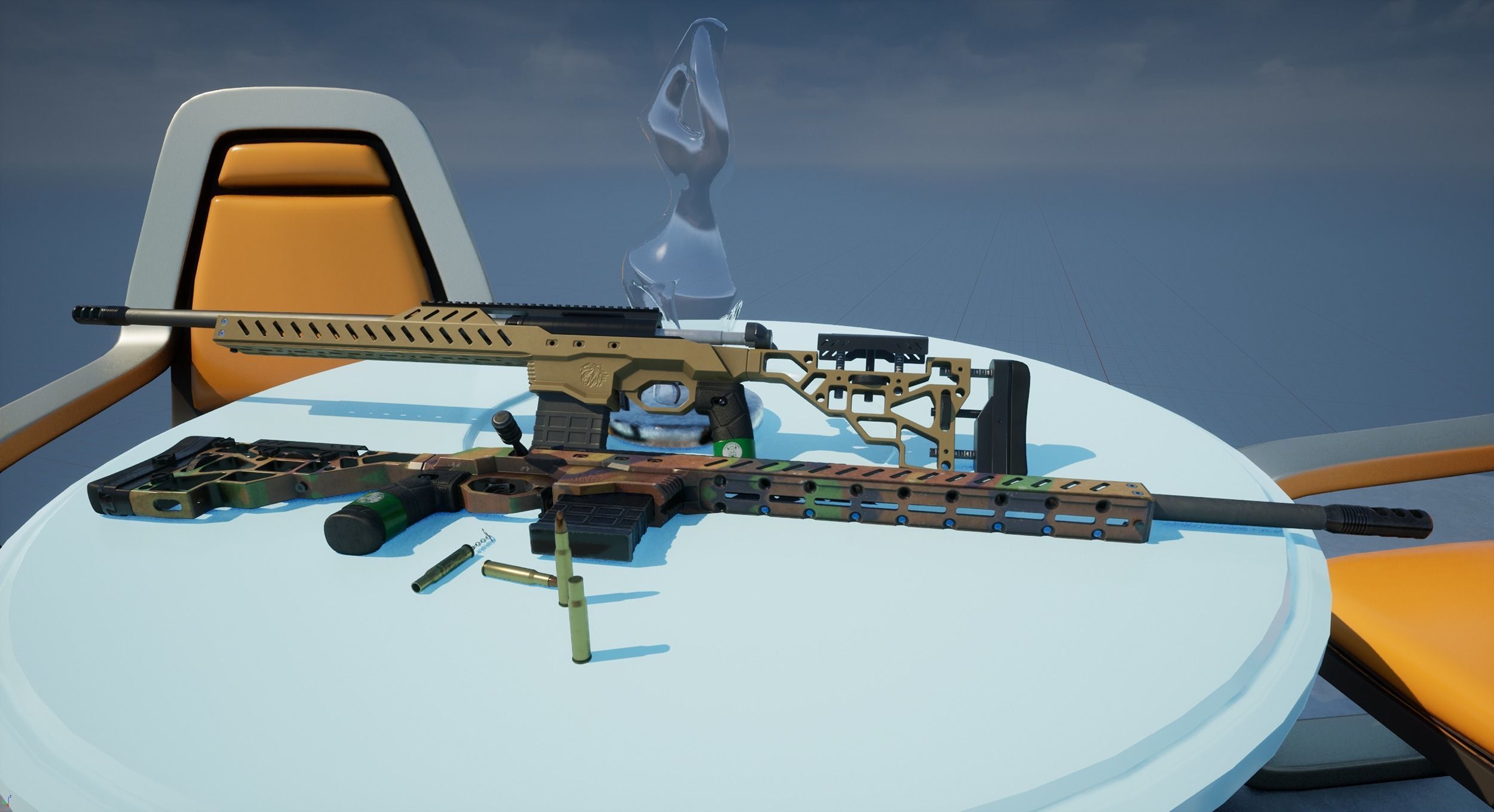 Stealth Hawk Used Low-poly 3D model_7