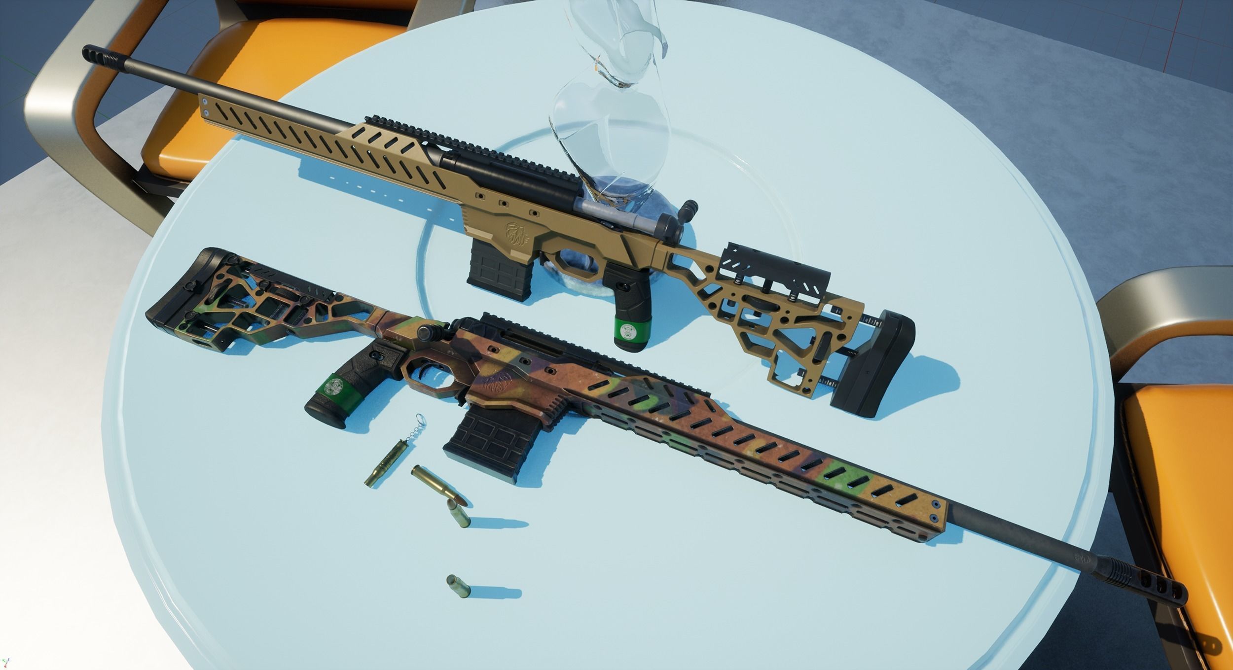 Stealth Hawk Used Low-poly 3D model_8