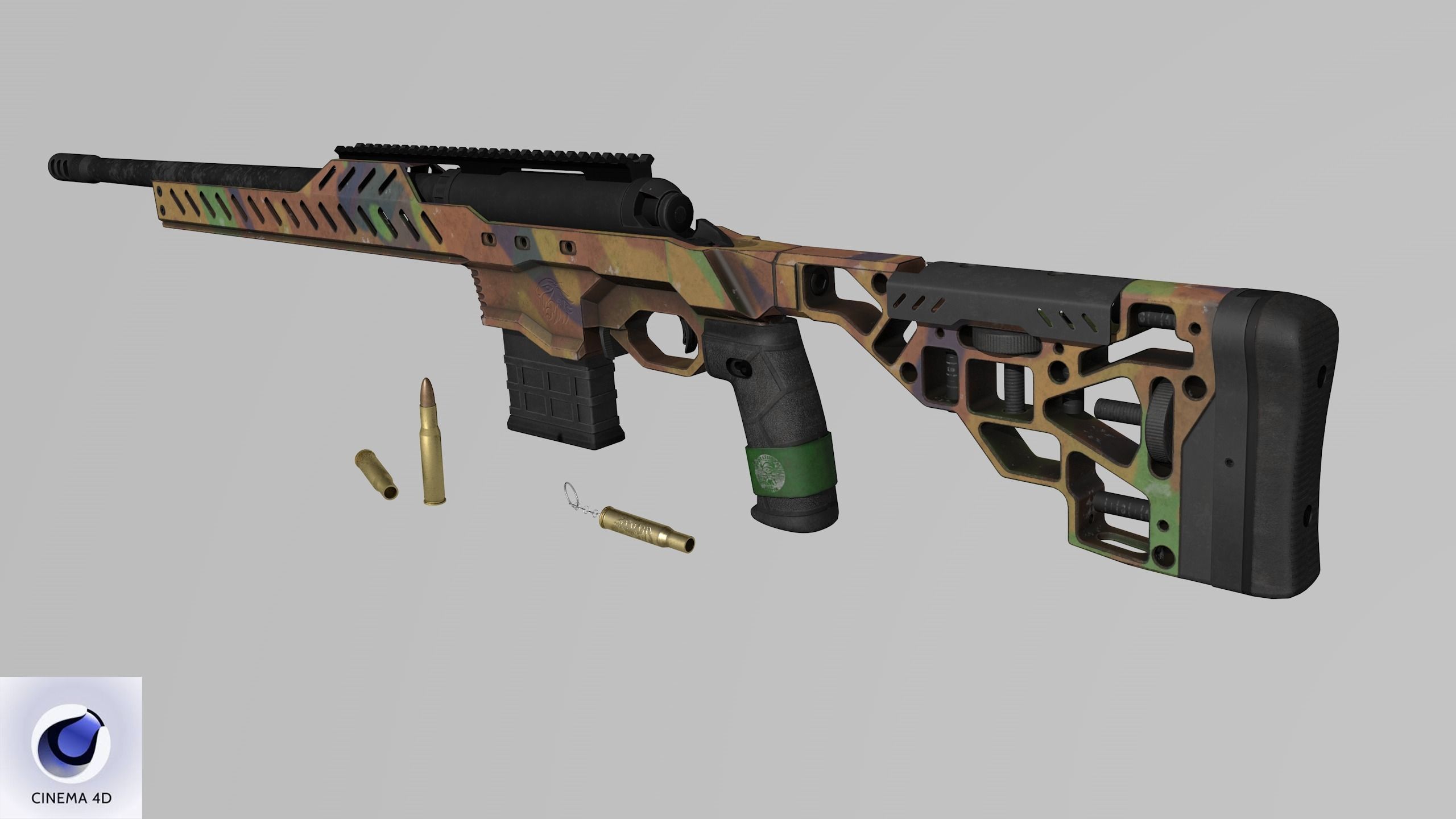 Stealth Hawk Used Low-poly 3D model_18