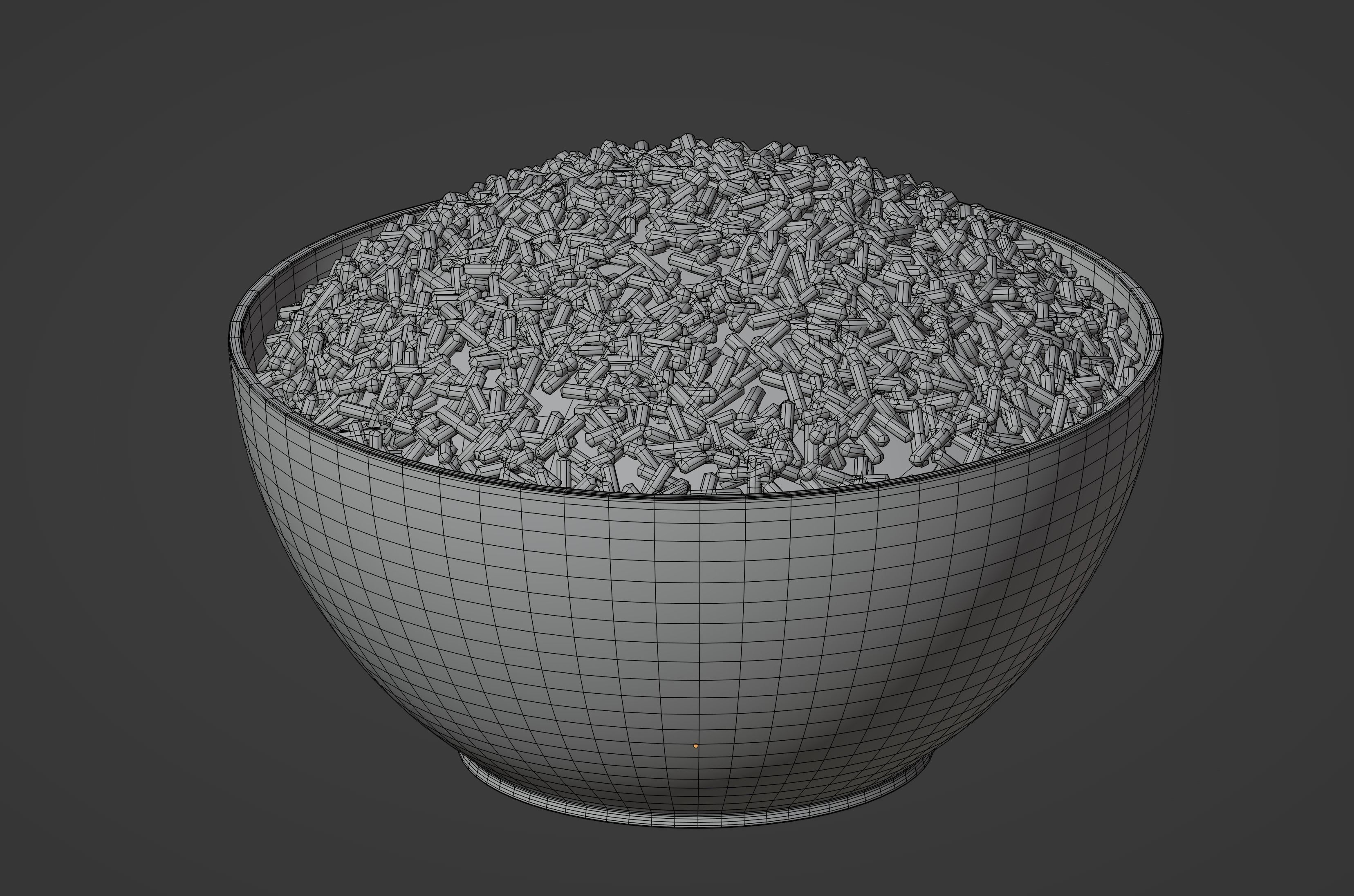 Rice Bowl 3D model_9