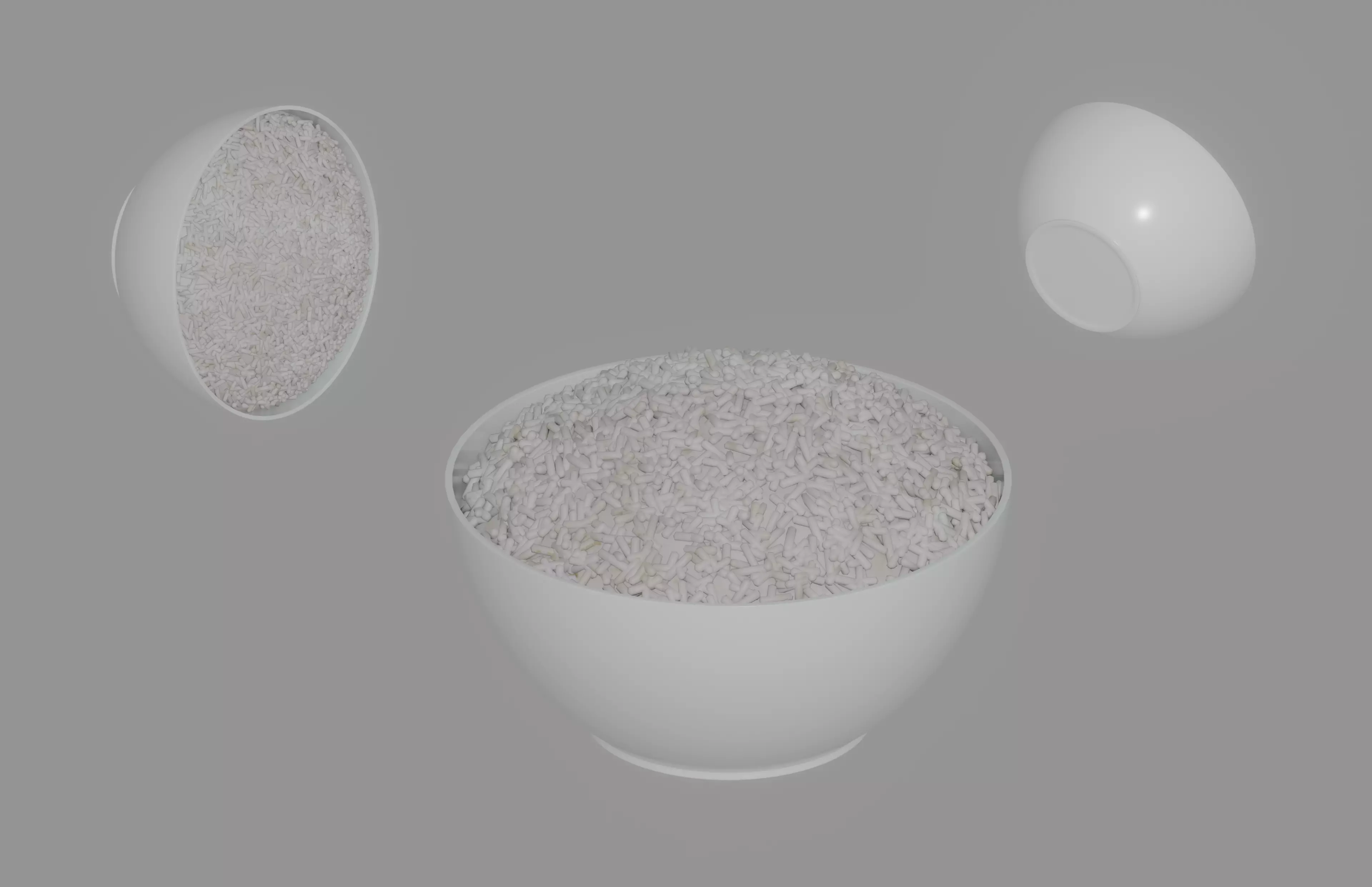 Rice Bowl 3D model_0