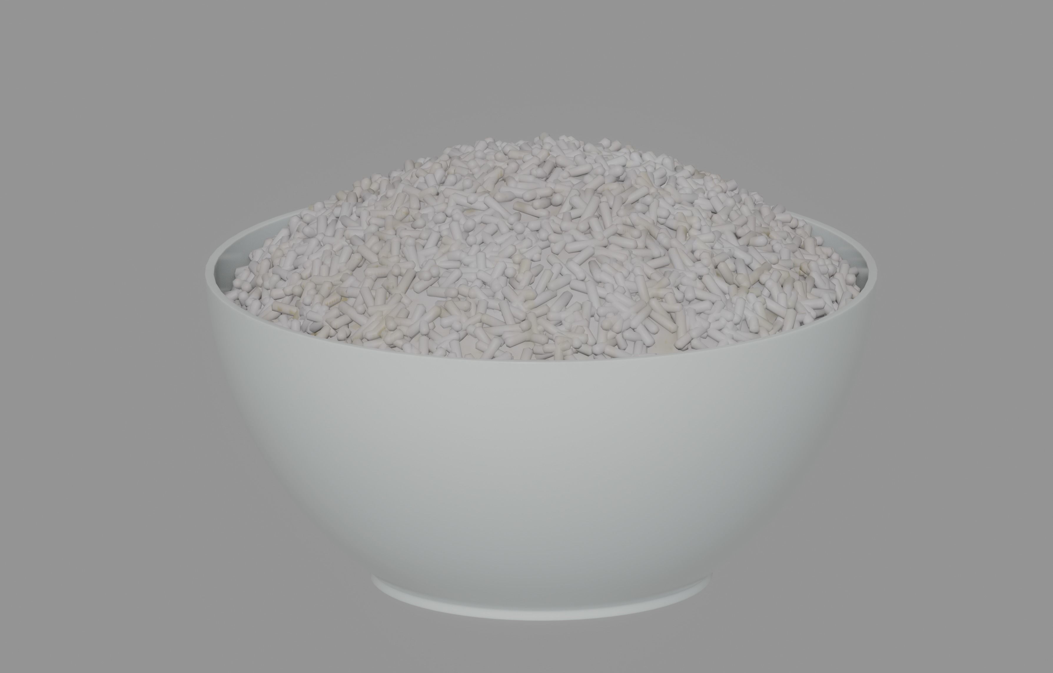Rice Bowl 3D model_2