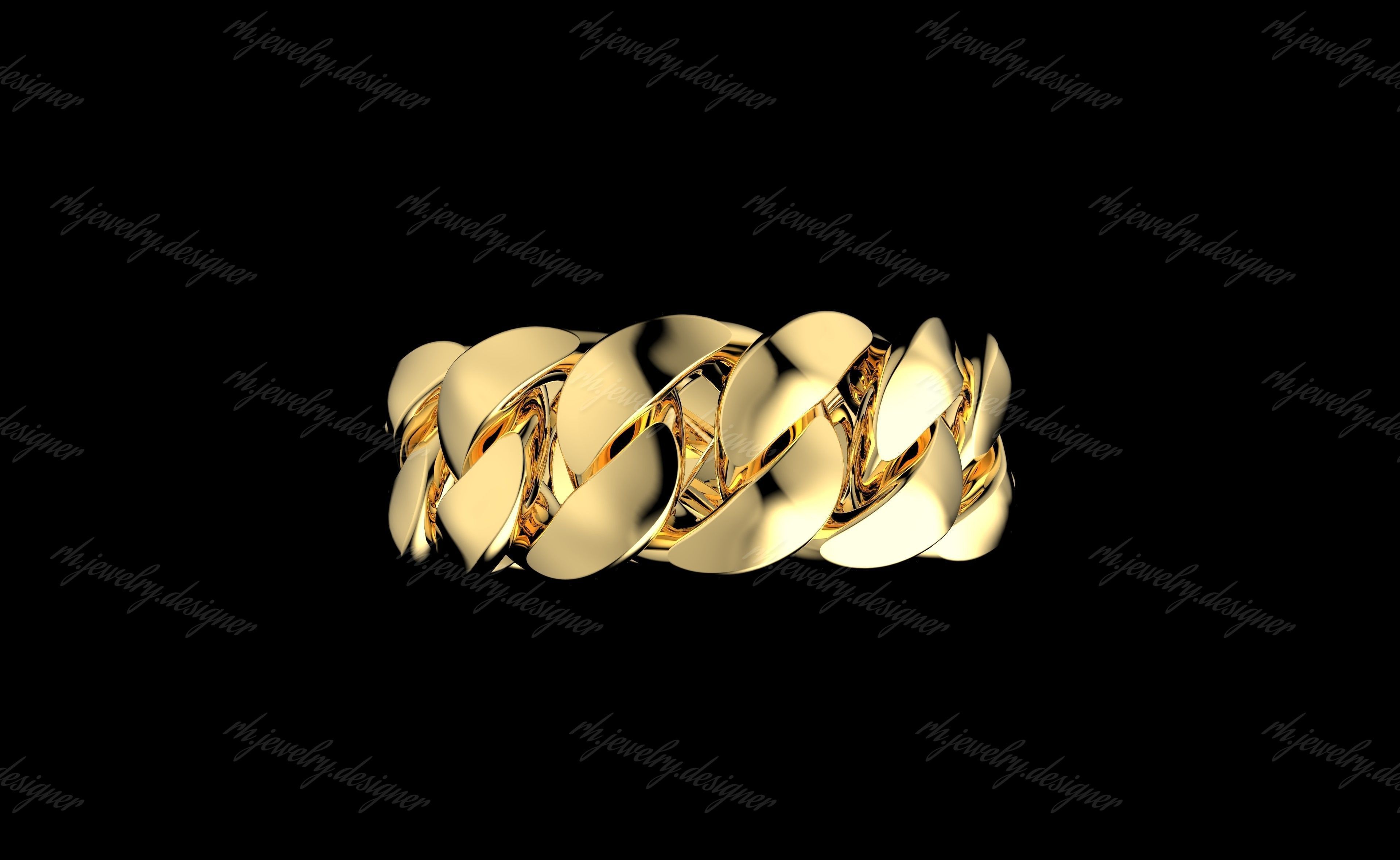 Gold N1154 3D print model_2