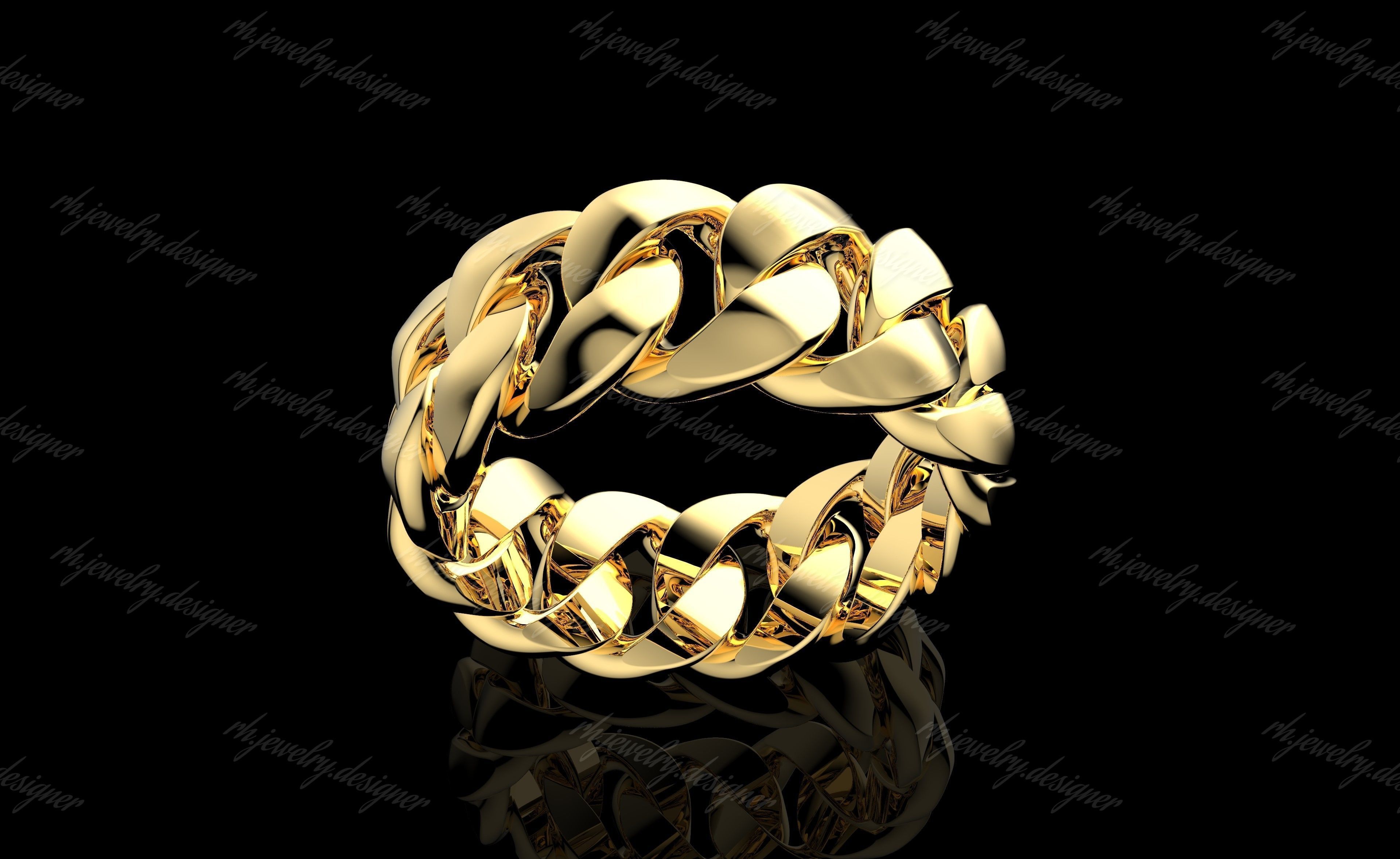 Gold N1154 3D print model_1