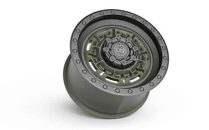 Black Rhino Abrams Olive Drab Green 3D model 3