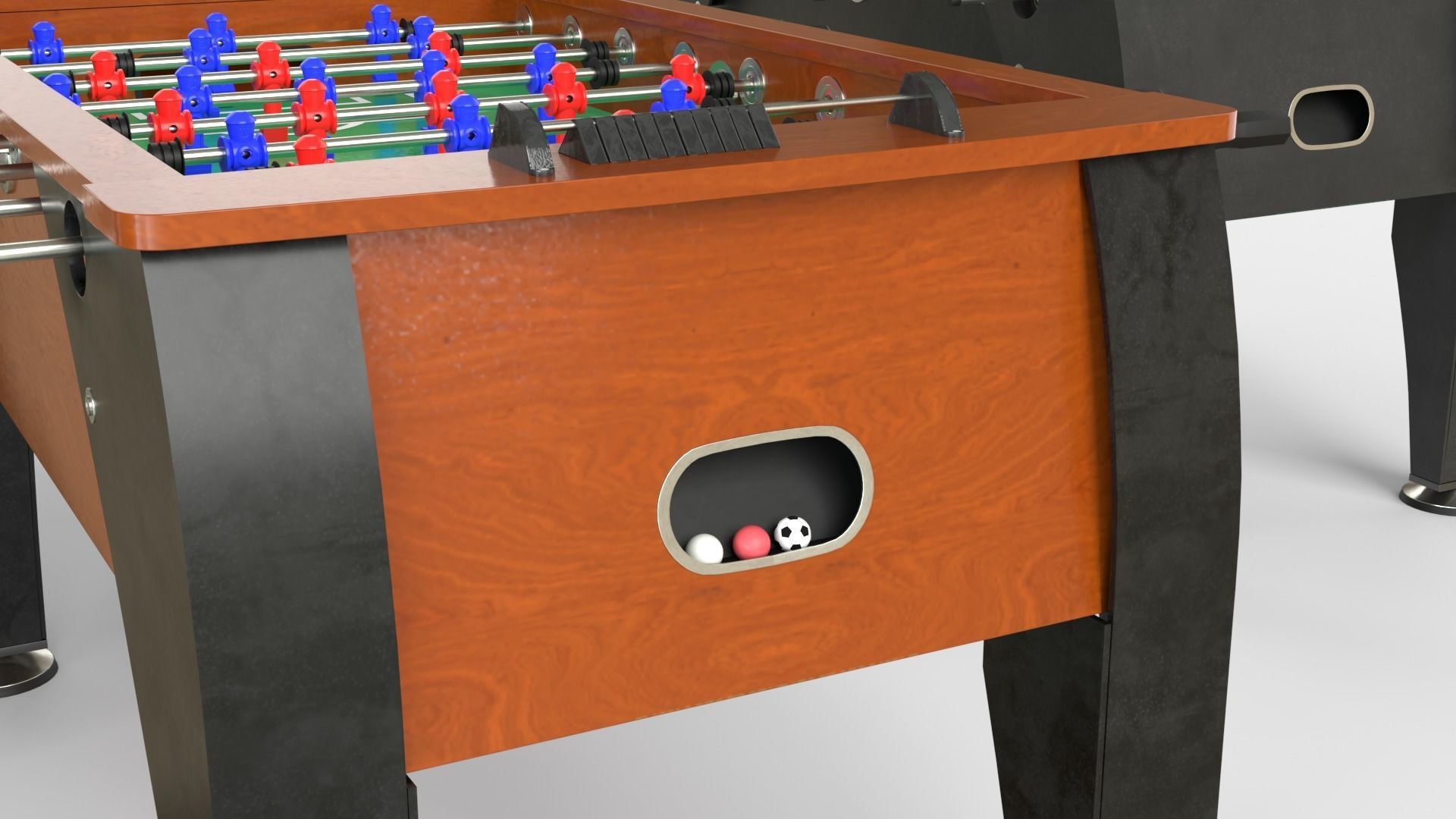 Three Colors of football tables in a collection 3D model_19