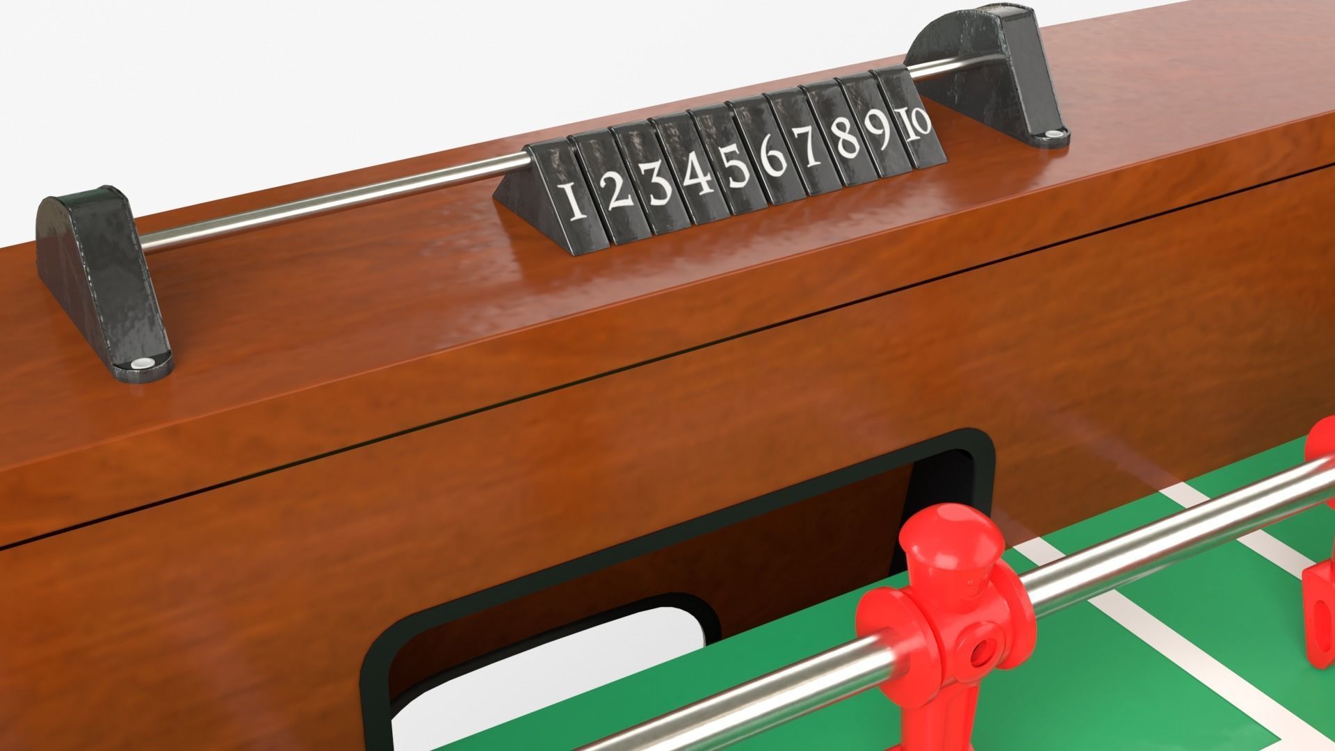 Three Colors of football tables in a collection 3D model_11