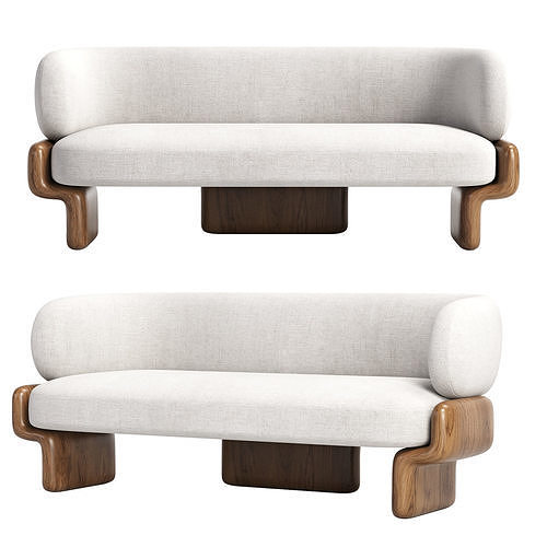 LUCKY SOFA By Collector 3D model 2