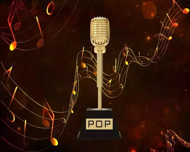 Trophy award 3d model