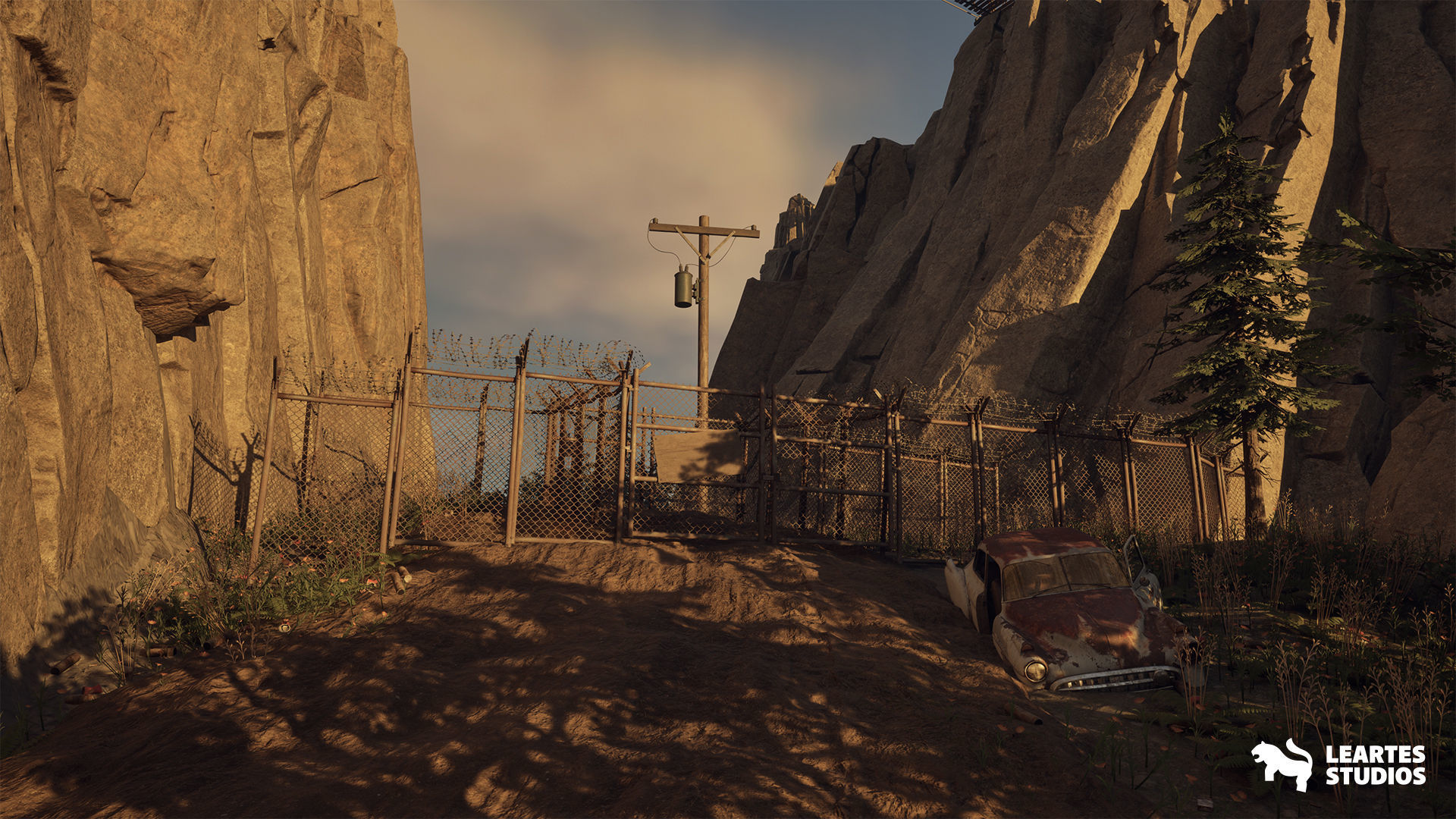 Fire Watch Tower Environment Low-poly 3D model_4