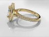 Halo Rings With 8 different top diamonds 3D print model_7