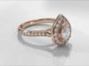 Halo Rings With 8 different top diamonds 3D print model_9