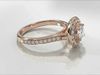Halo Rings With 8 different top diamonds 3D print model_11