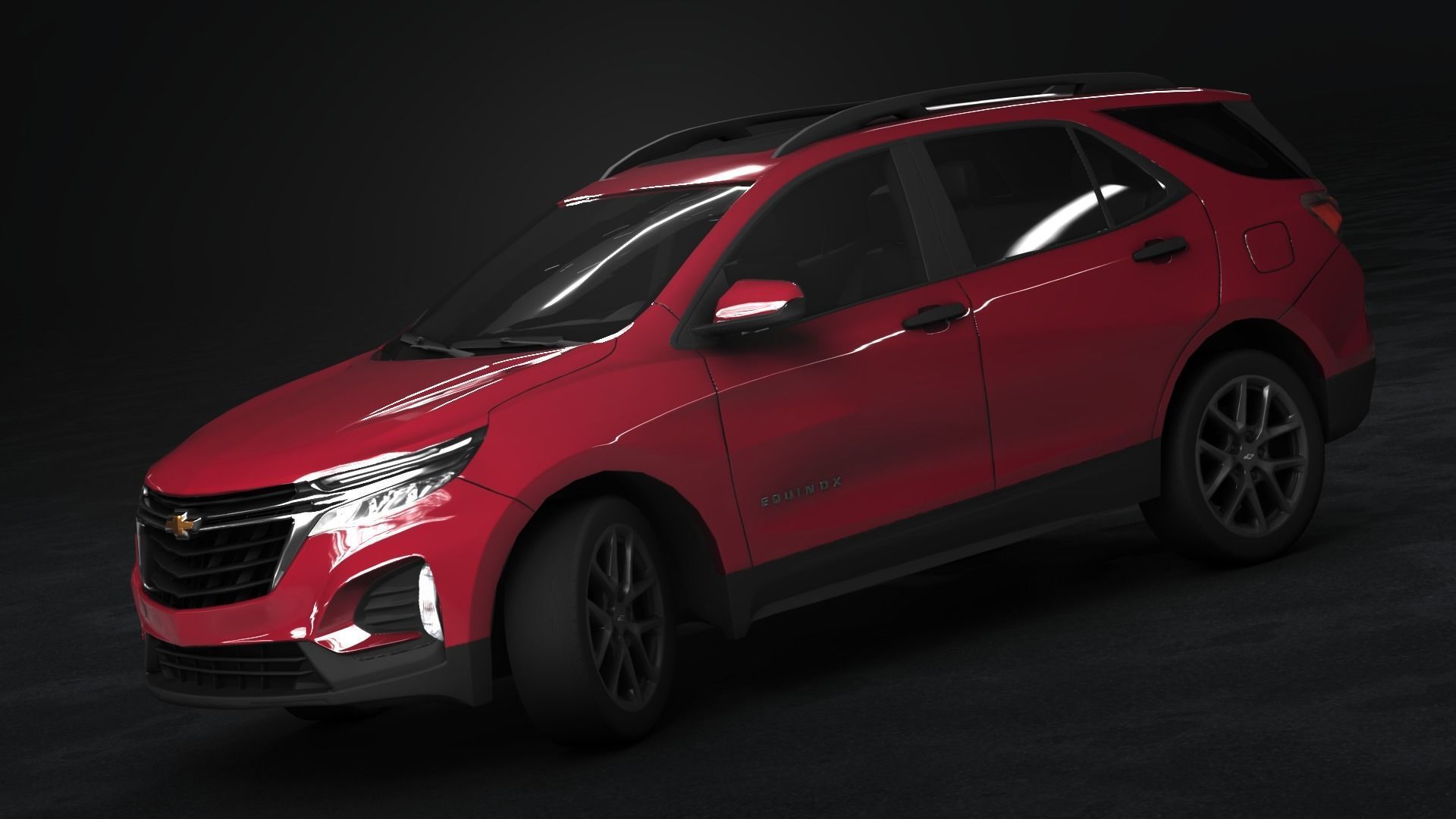 Chevrolet Equinox 2022 Low-poly 3D model_5