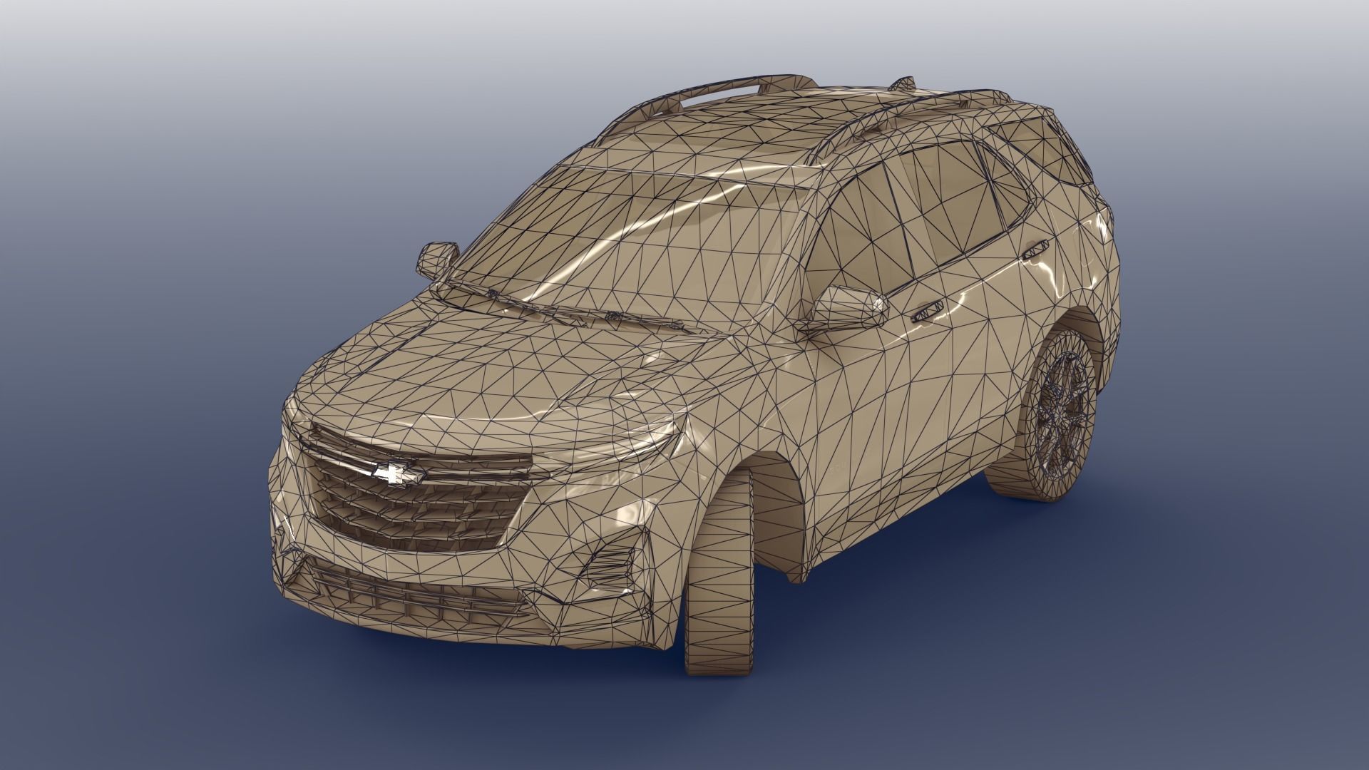Chevrolet Equinox 2022 Low-poly 3D model_18